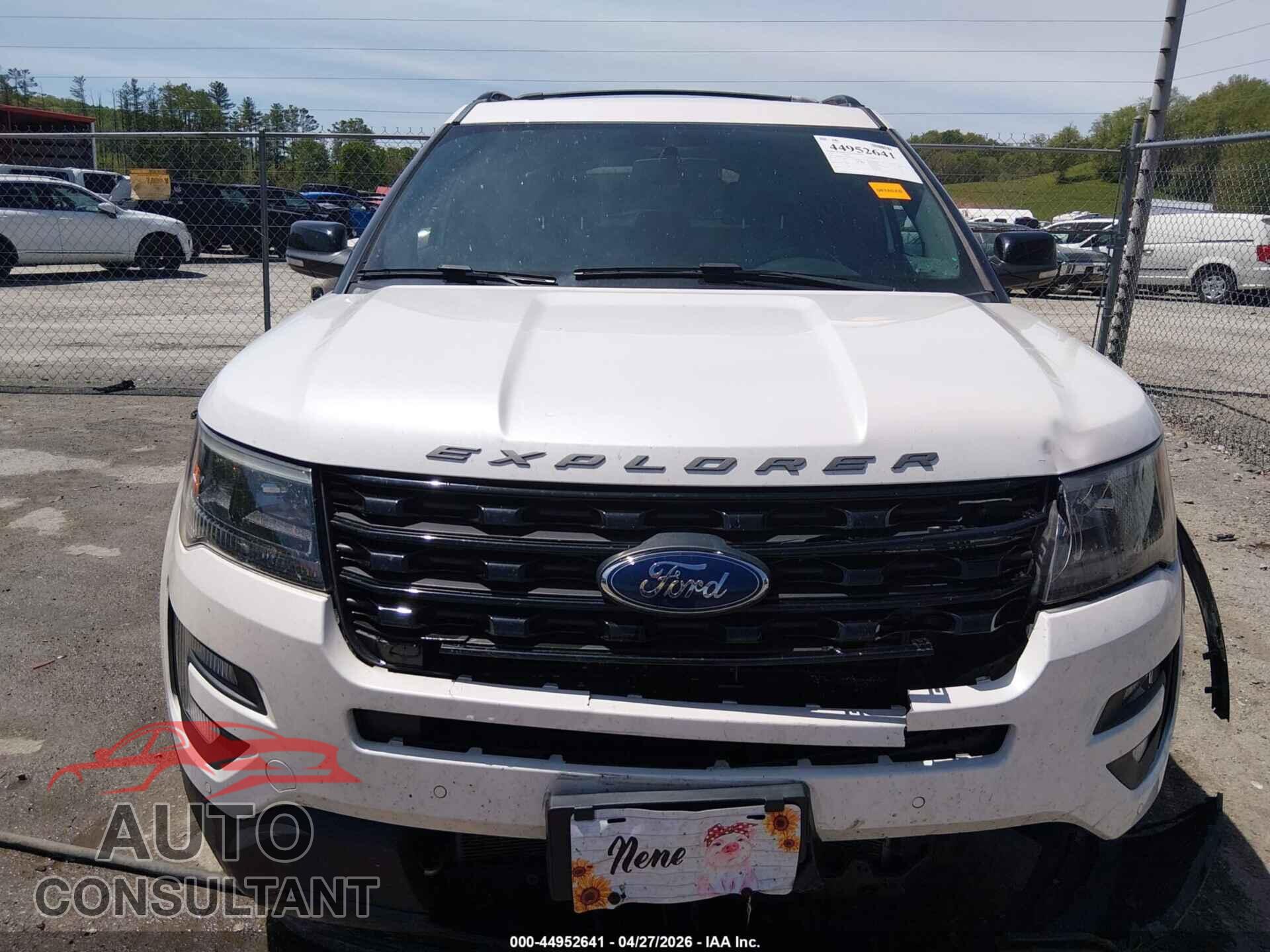 FORD EXPLORER 2017 - 1FM5K8GT2HGD82514