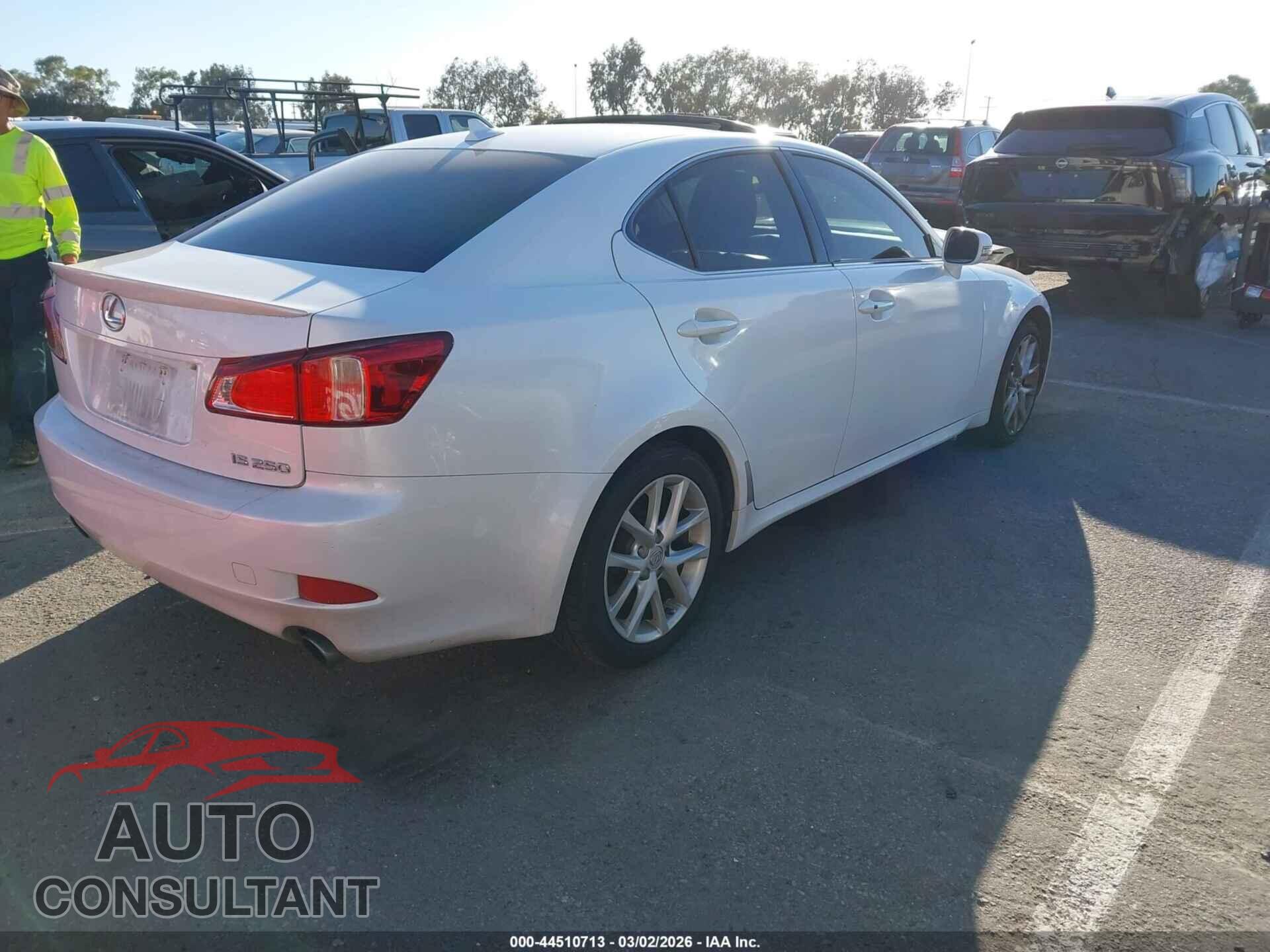 LEXUS IS 250 2011 - JTHBF5C22B5143697