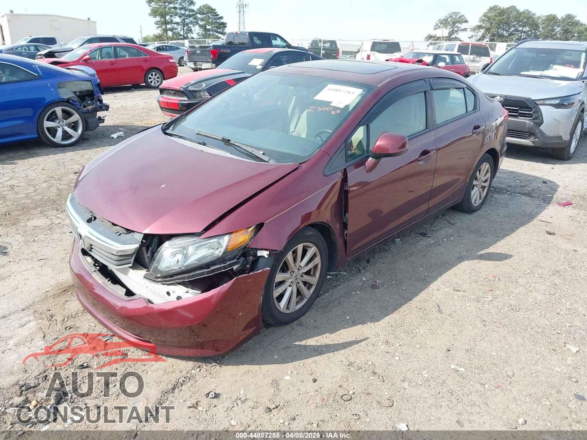 HONDA CIVIC 2012 - 2HGFB2F89CH592559