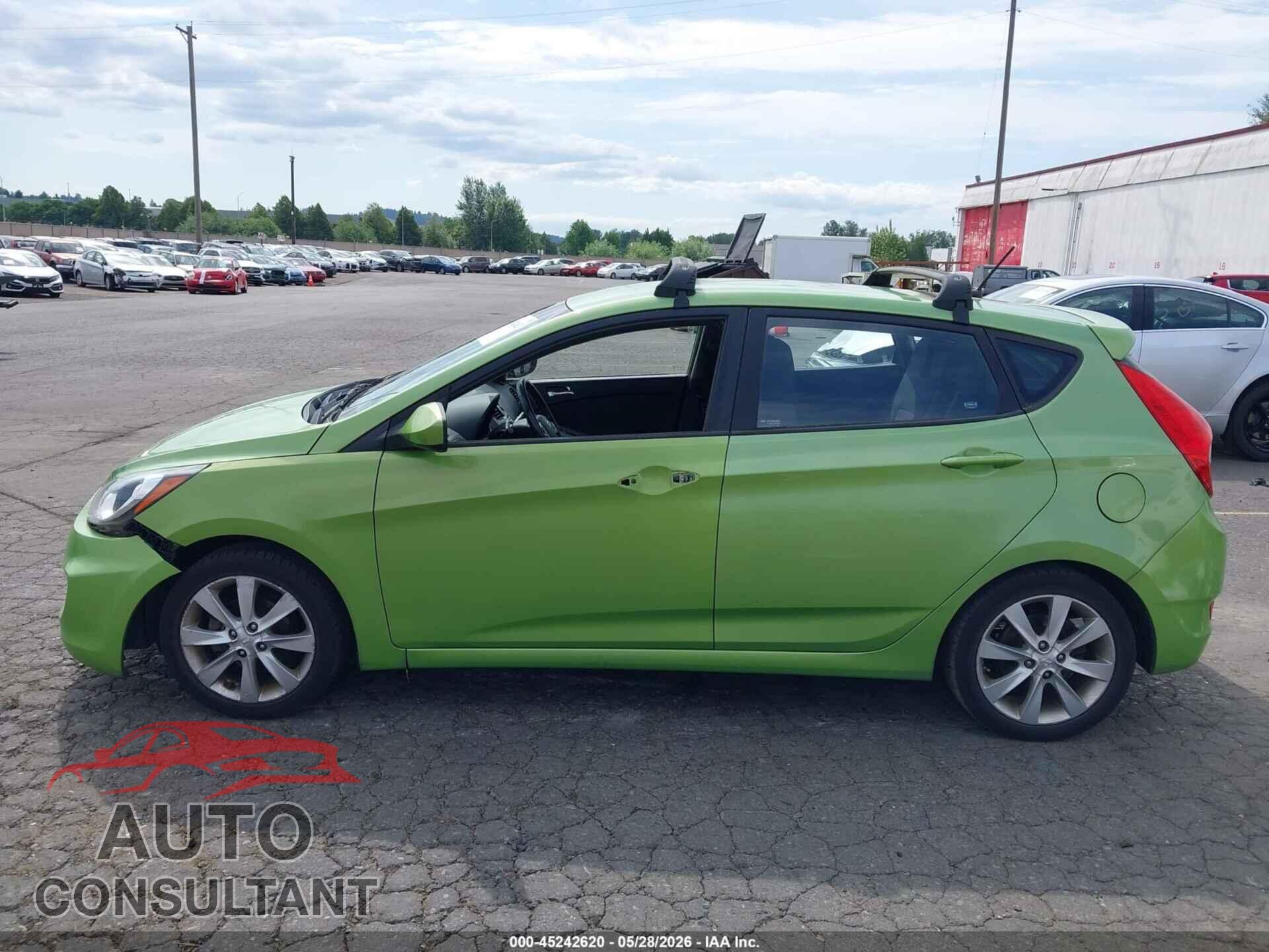HYUNDAI ACCENT 2012 - KMHCU5AE4CU015165