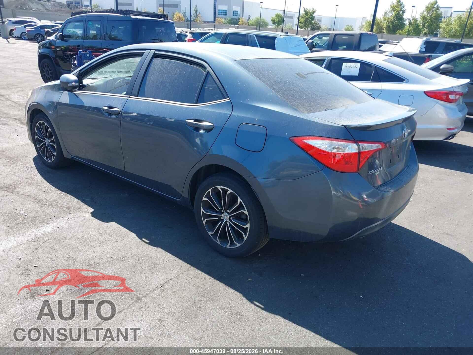 TOYOTA COROLLA 2015 - 2T1BURHE9FC466624