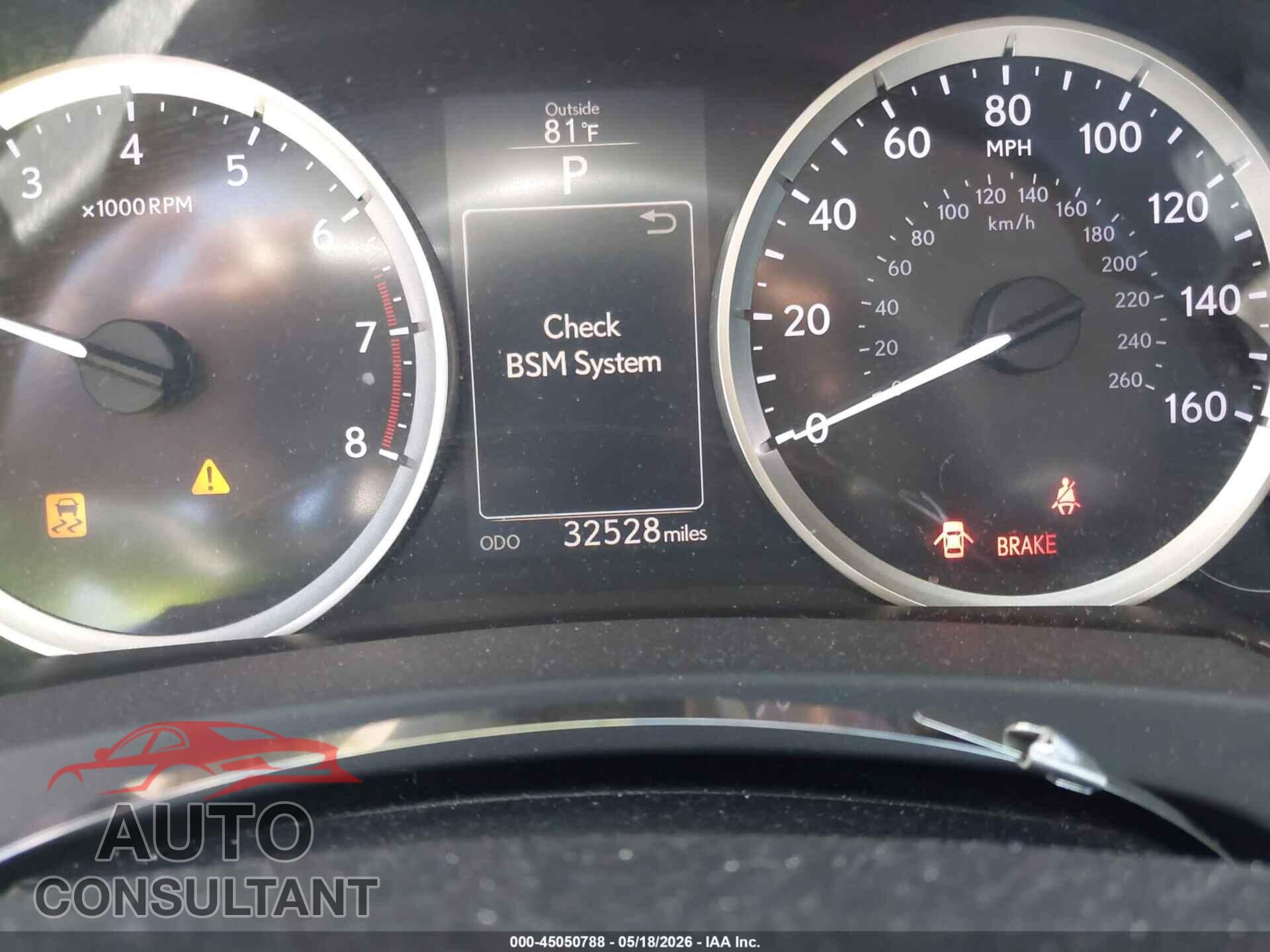 LEXUS IS 250 2014 - JTHCF1D25E5000548