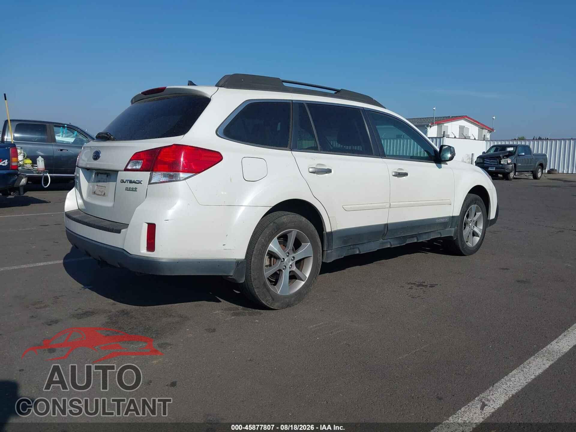 SUBARU OUTBACK 2014 - 4S4BRBPC5E3294040