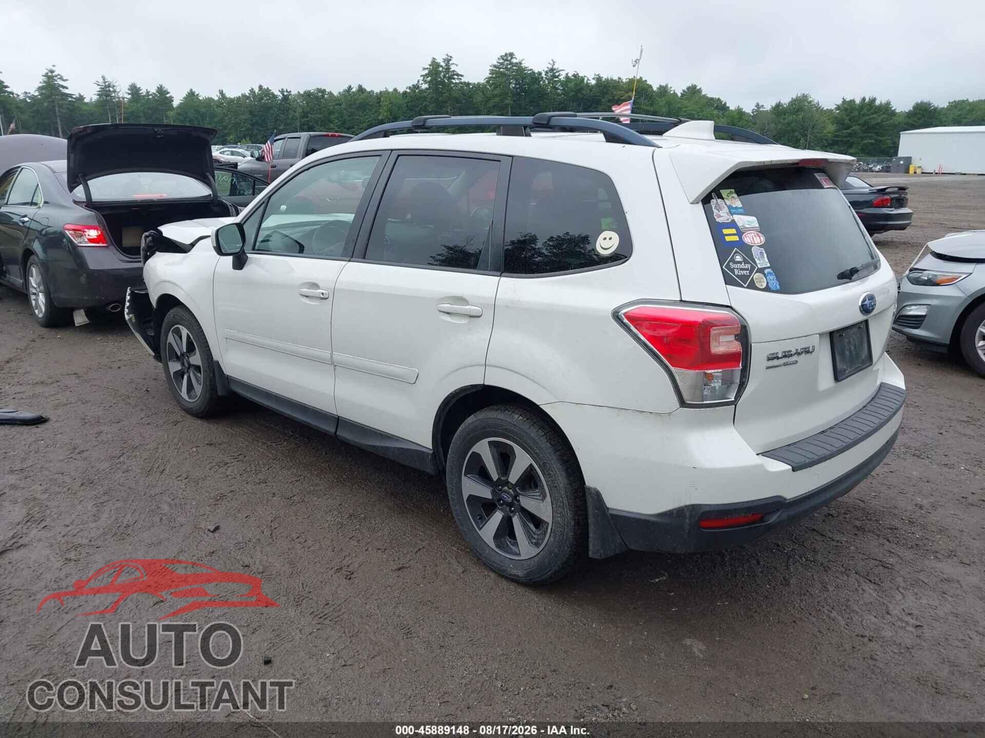 SUBARU FORESTER 2018 - JF2SJAGC8JH410576