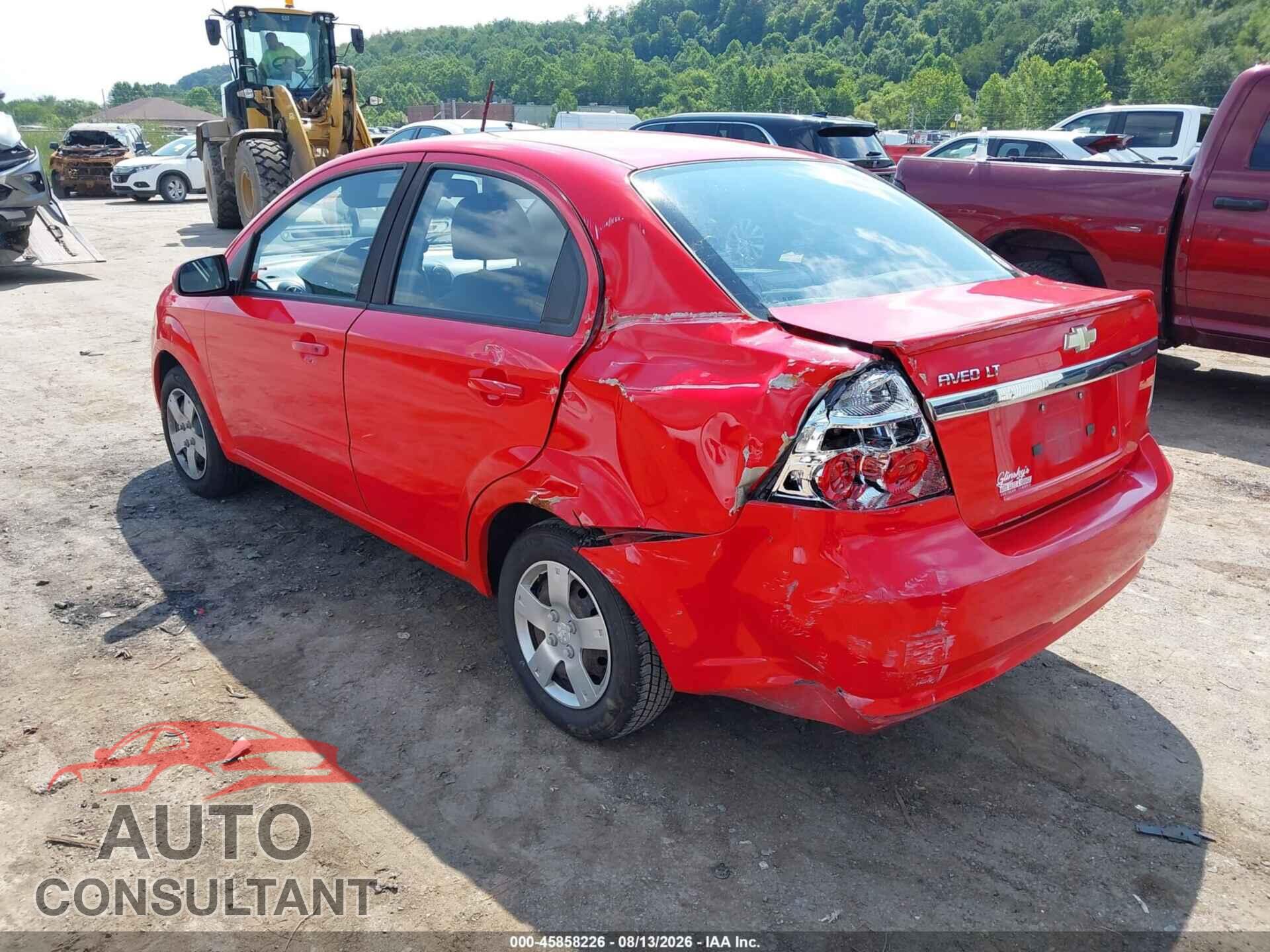 CHEVROLET AVEO 2011 - KL1TD5DE0BB162097