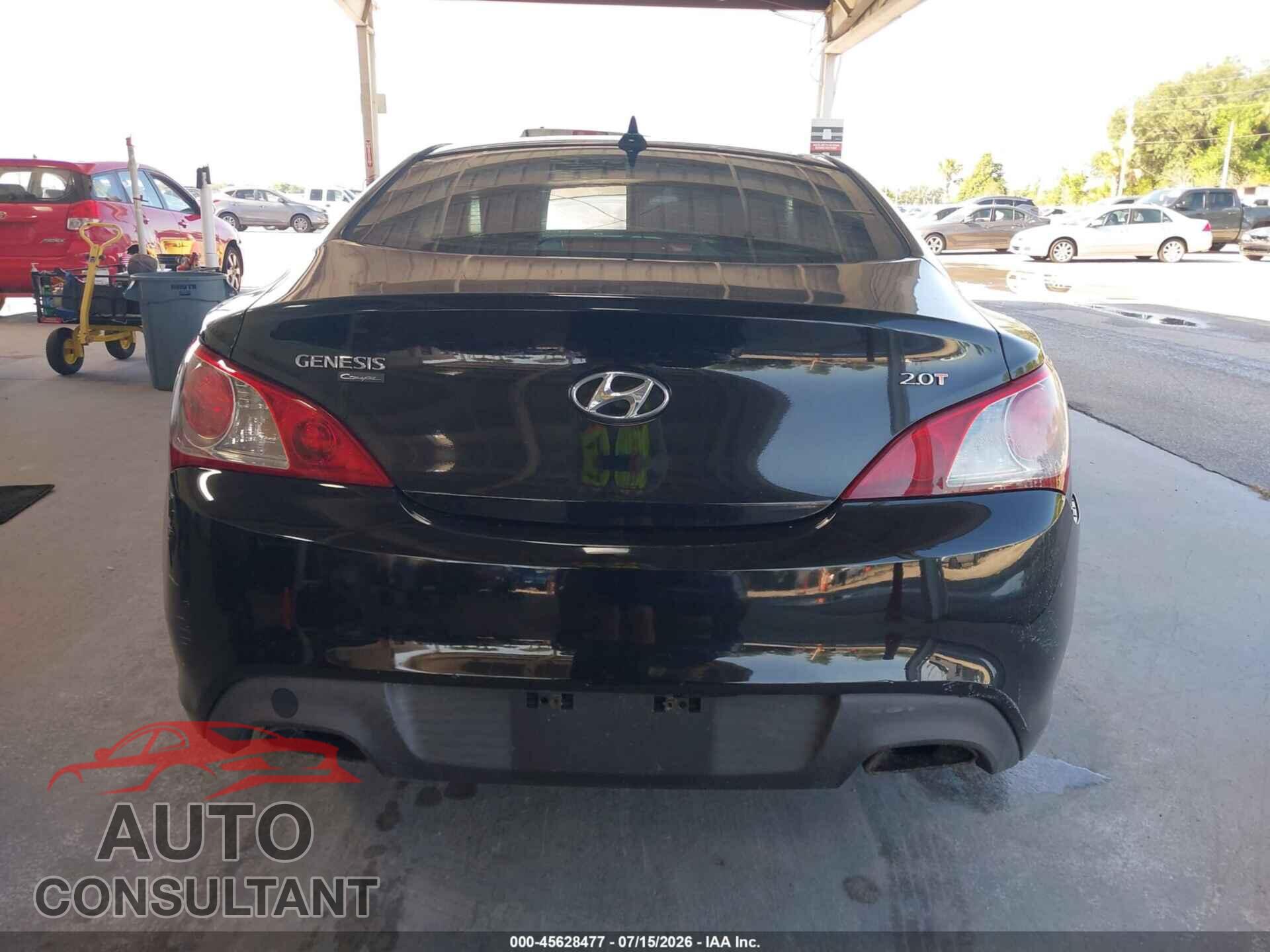 HYUNDAI GENESIS 2012 - KMHHT6KD9CU074409