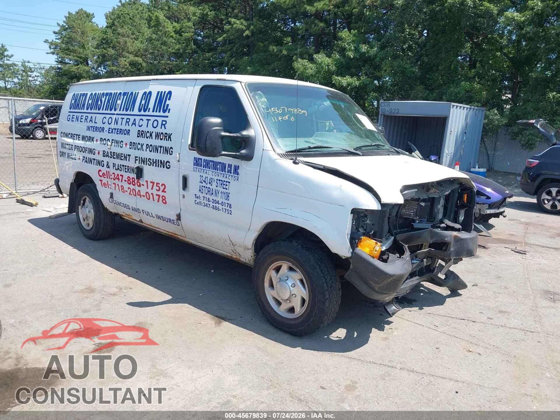 FORD E-250 2011 - 1FTNE2EW2BDA20004