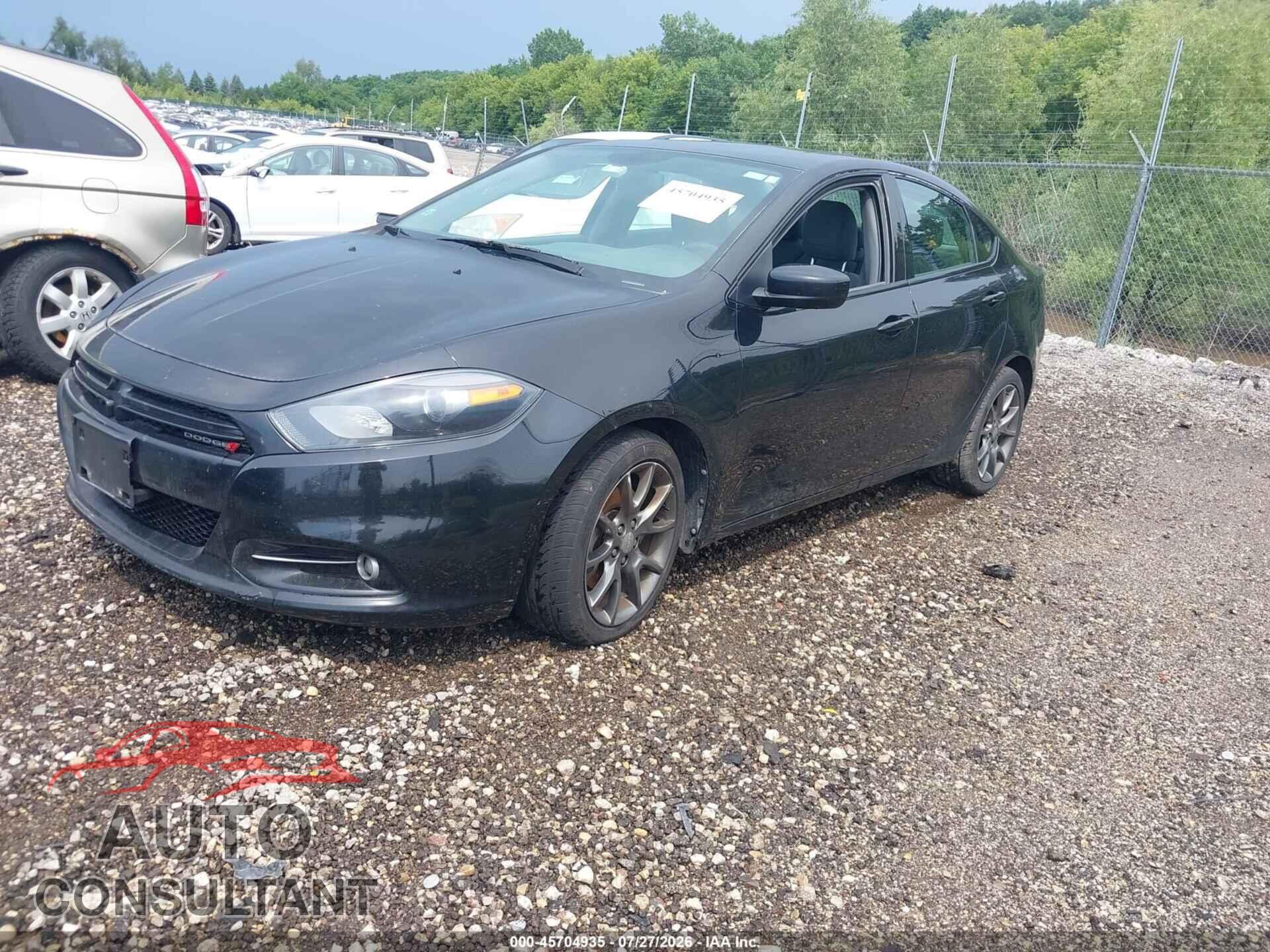 DODGE DART 2013 - 1C3CDFBA9DD176008
