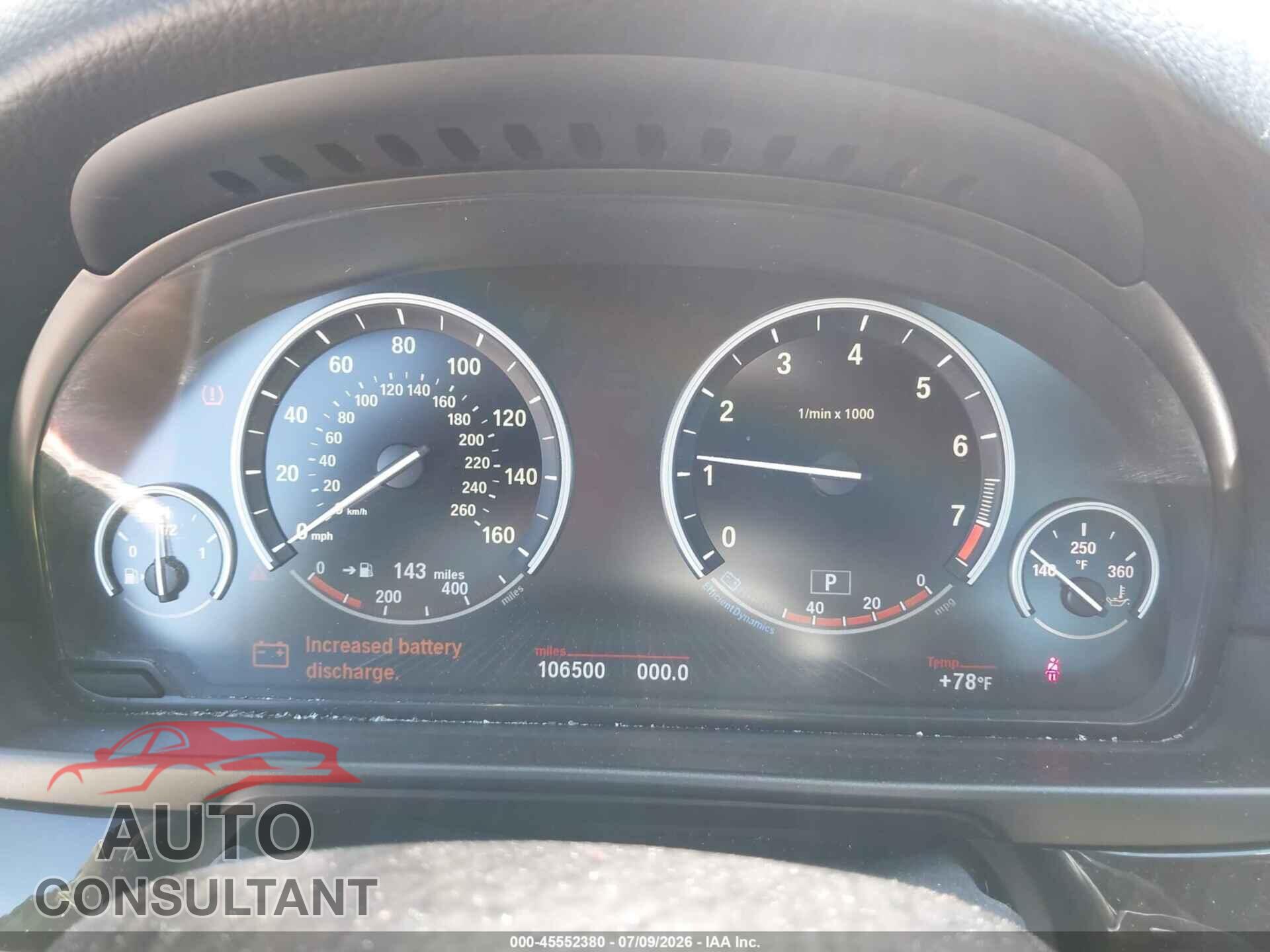 BMW 528I 2013 - WBAXH5C55DDW16526