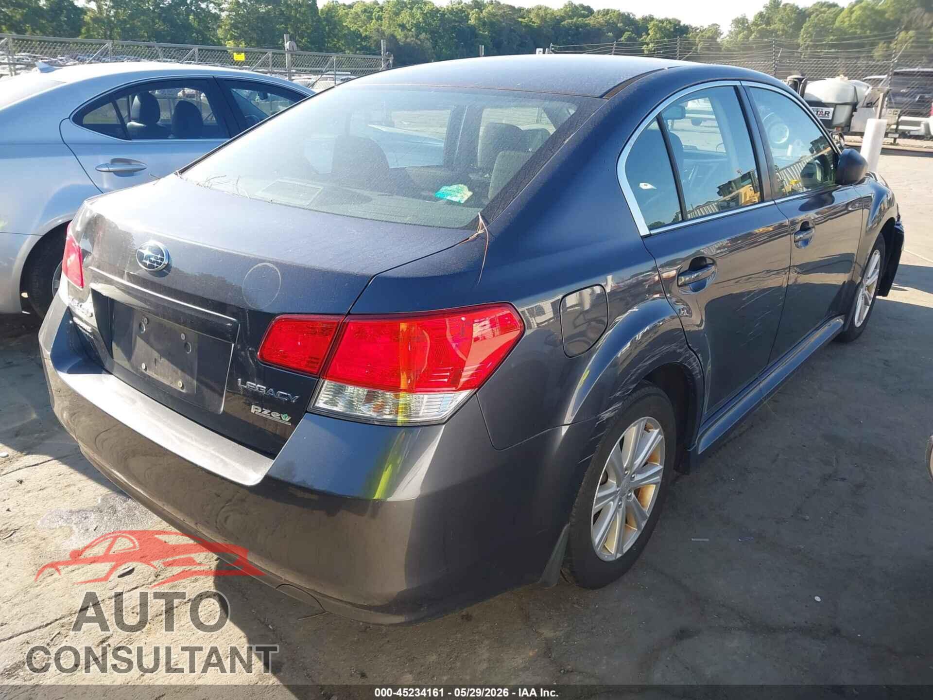 SUBARU LEGACY 2012 - 4S3BMBA68C3024951