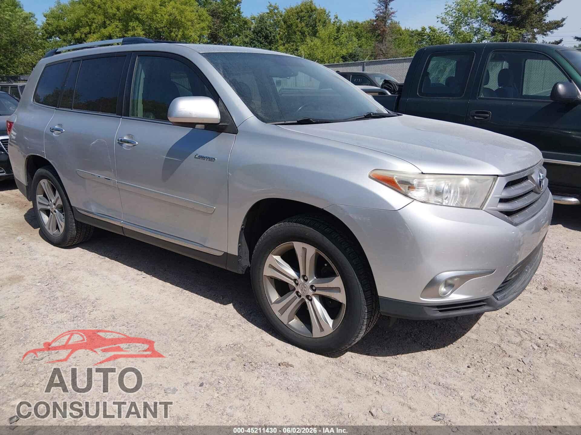 TOYOTA HIGHLANDER 2011 - 5TDDK3EH2BS083801