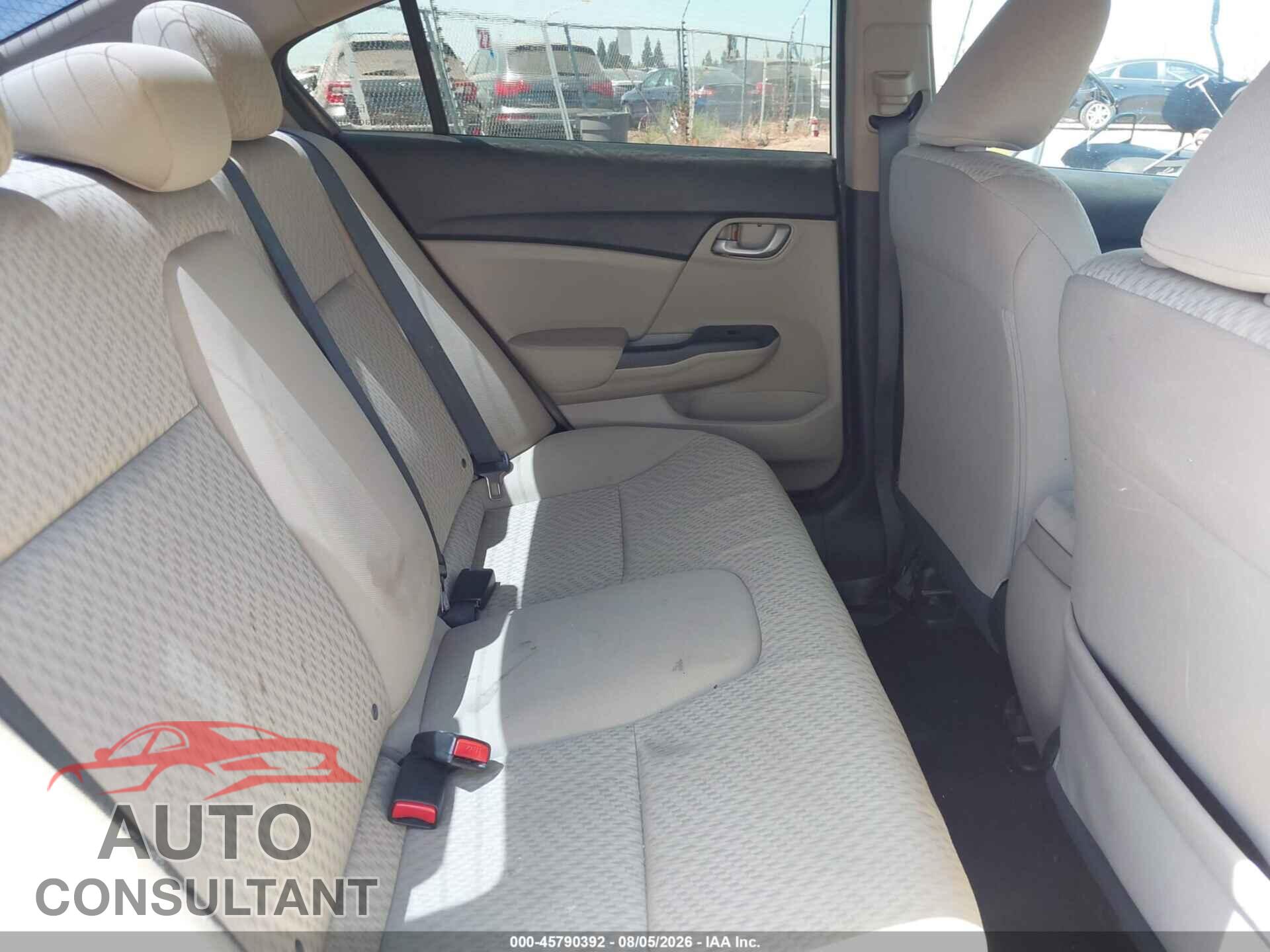 HONDA CIVIC 2015 - 19XFB2F59FE201737