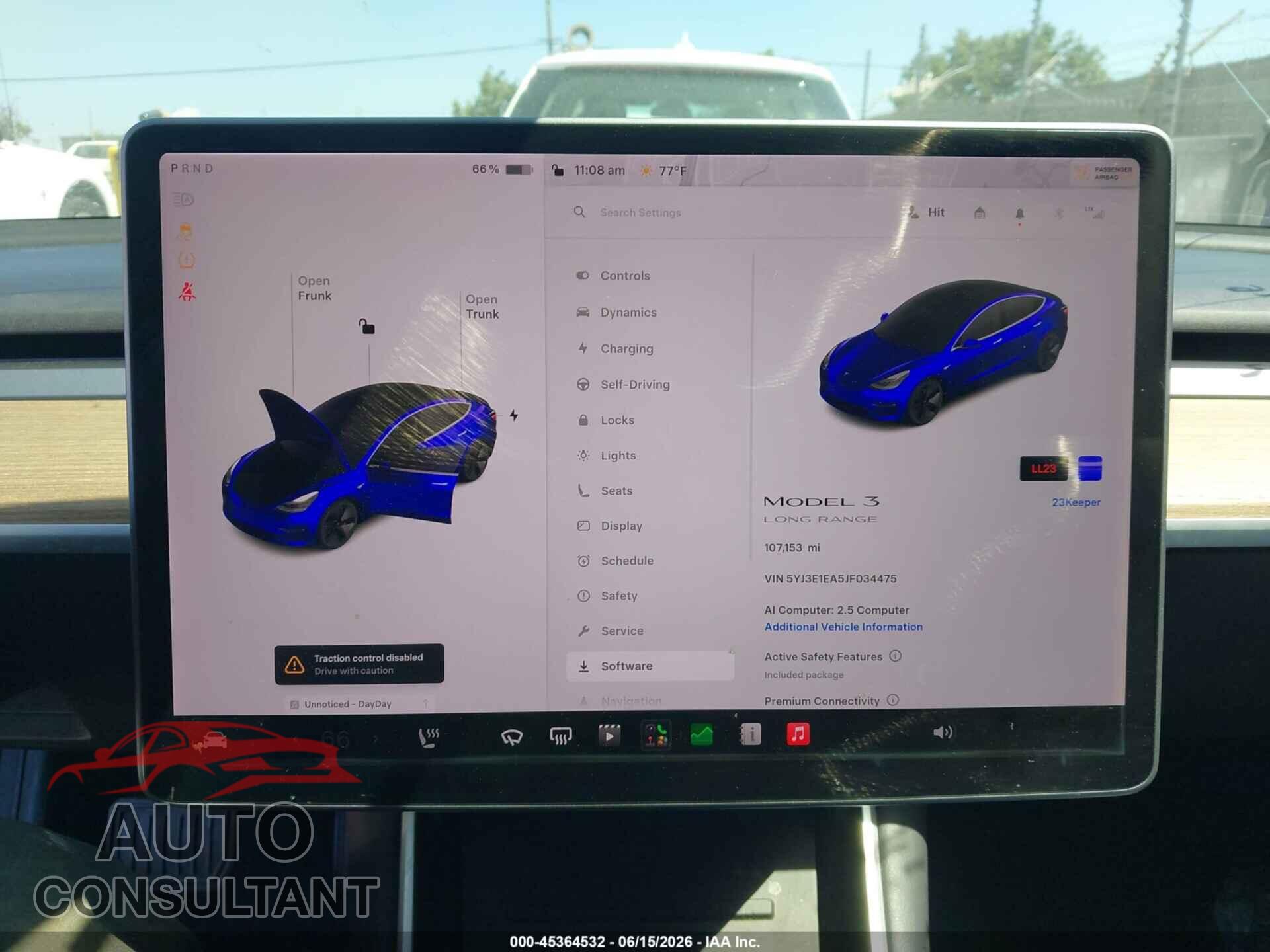 TESLA MODEL 3 2018 - 5YJ3E1EA5JF034475