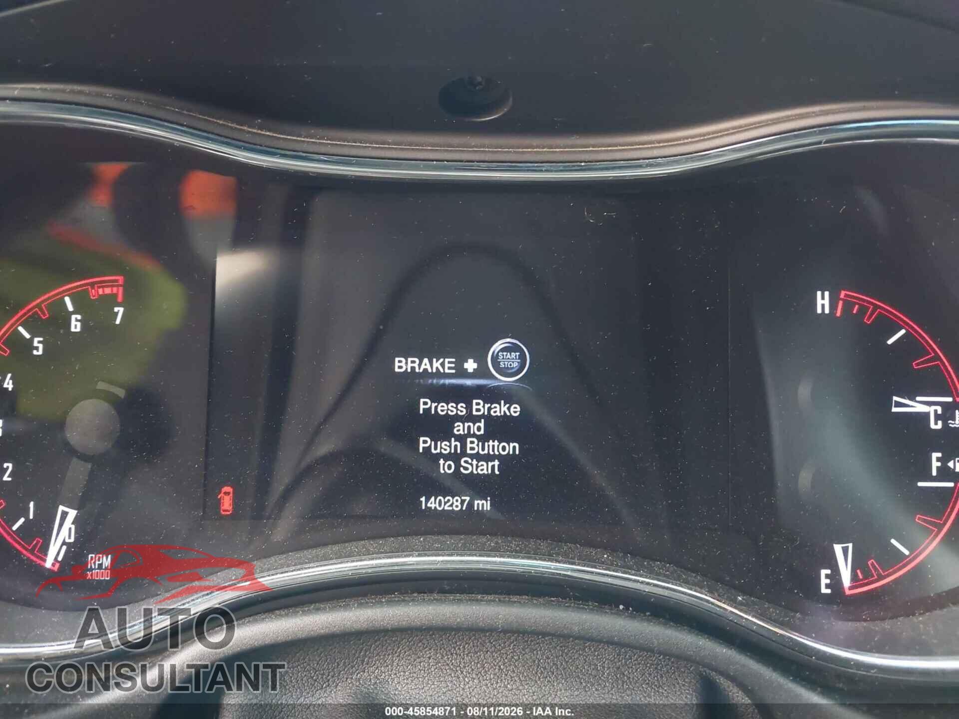 DODGE DURANGO 2015 - 1C4RDJAG9FC880670
