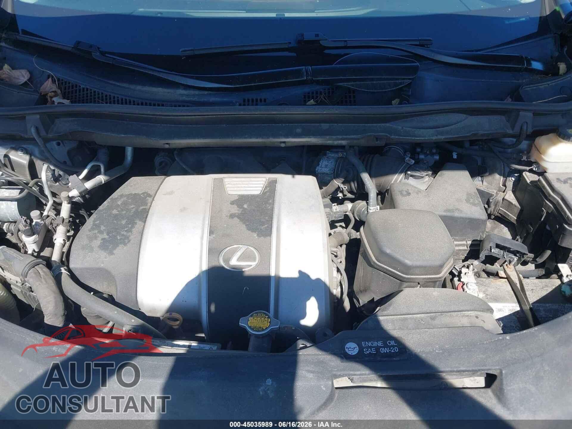 LEXUS RX 350 2017 - 2T2BZMCA4HC087232