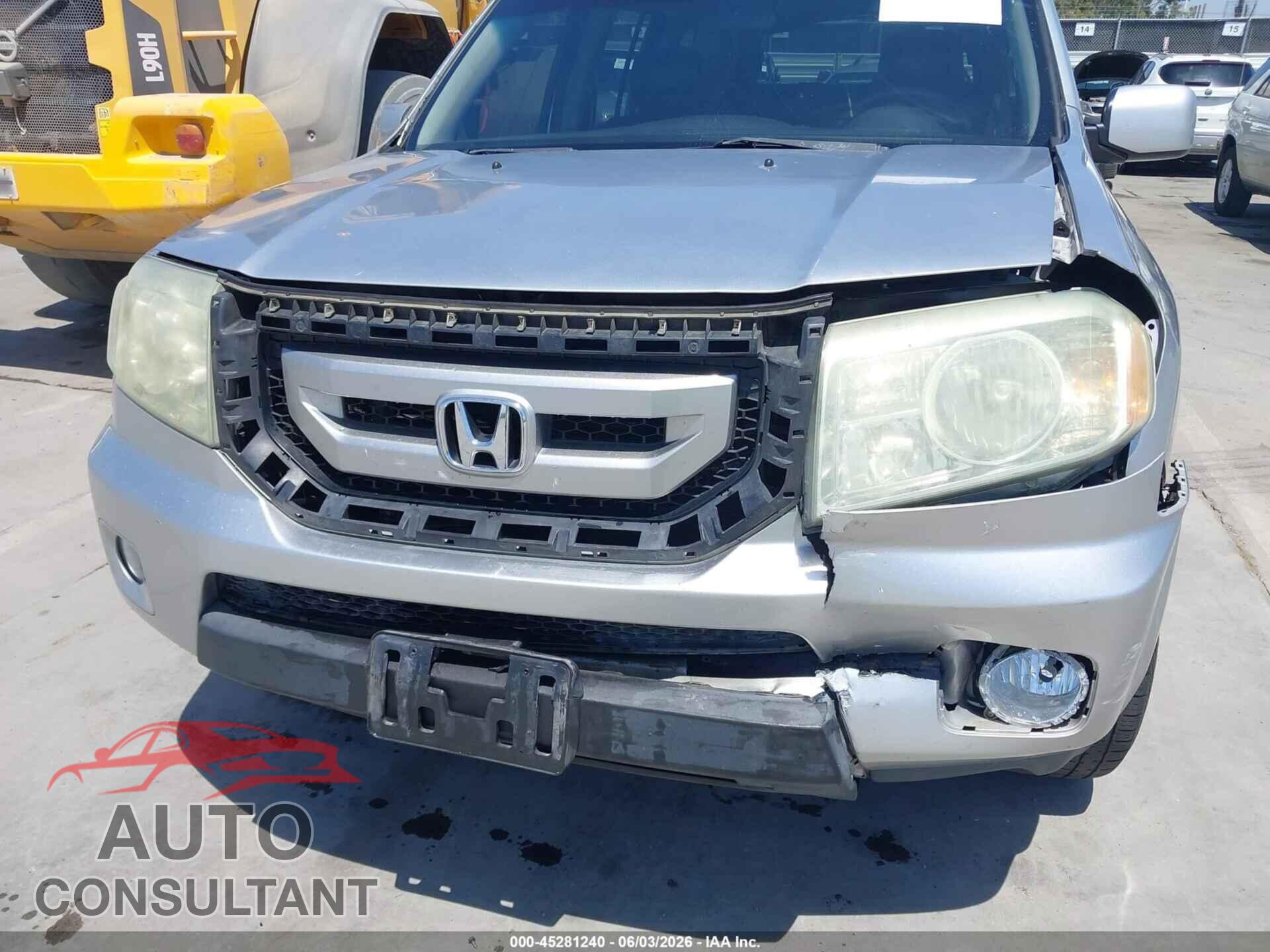 HONDA PILOT 2010 - 5FNYF3H46AB010643