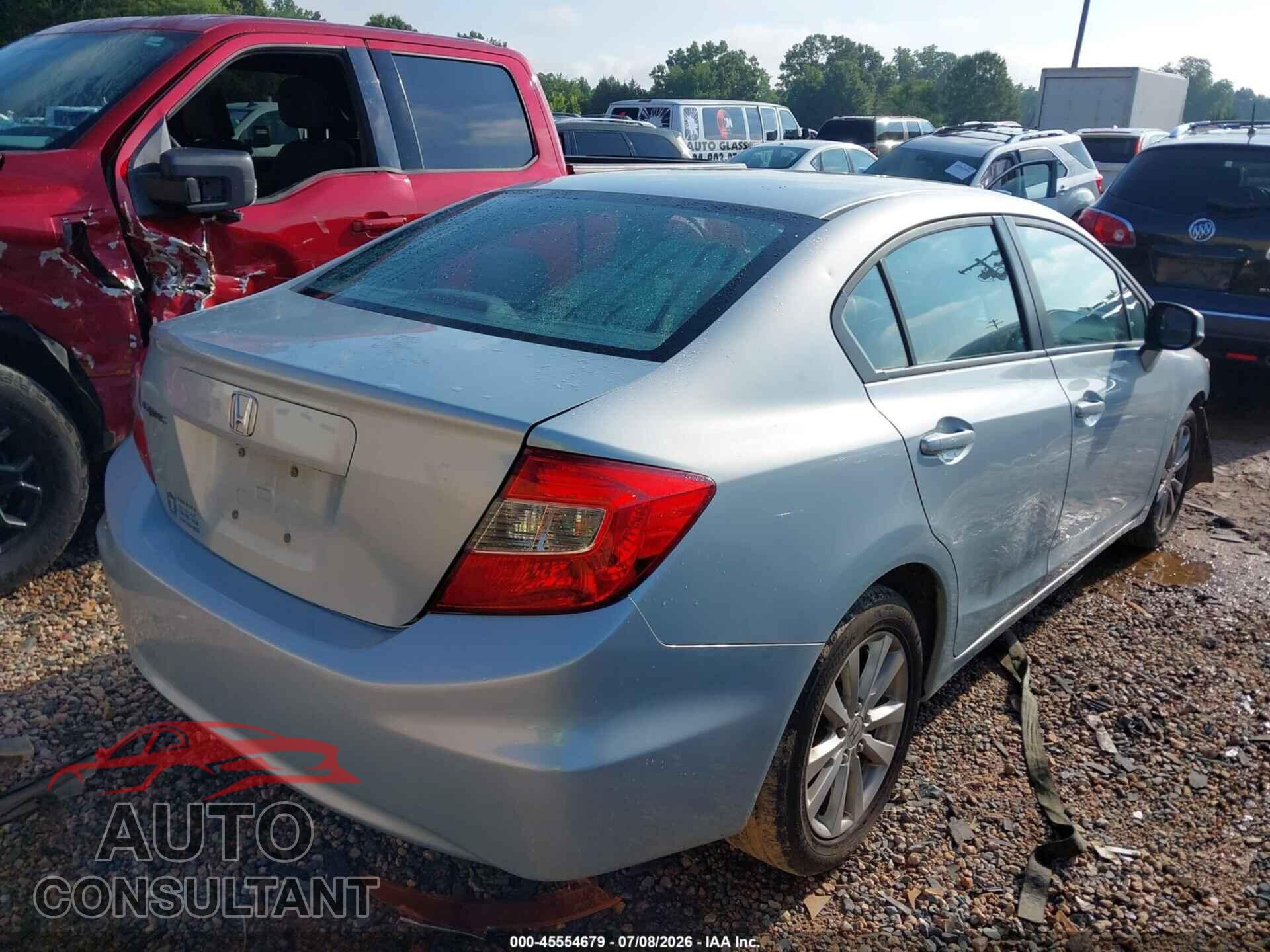 HONDA CIVIC 2012 - 19XFB2F82CE345720