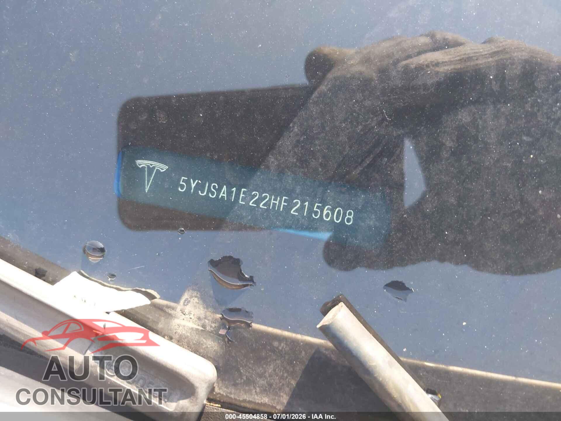 TESLA MODEL S 2017 - 5YJSA1E22HF215608