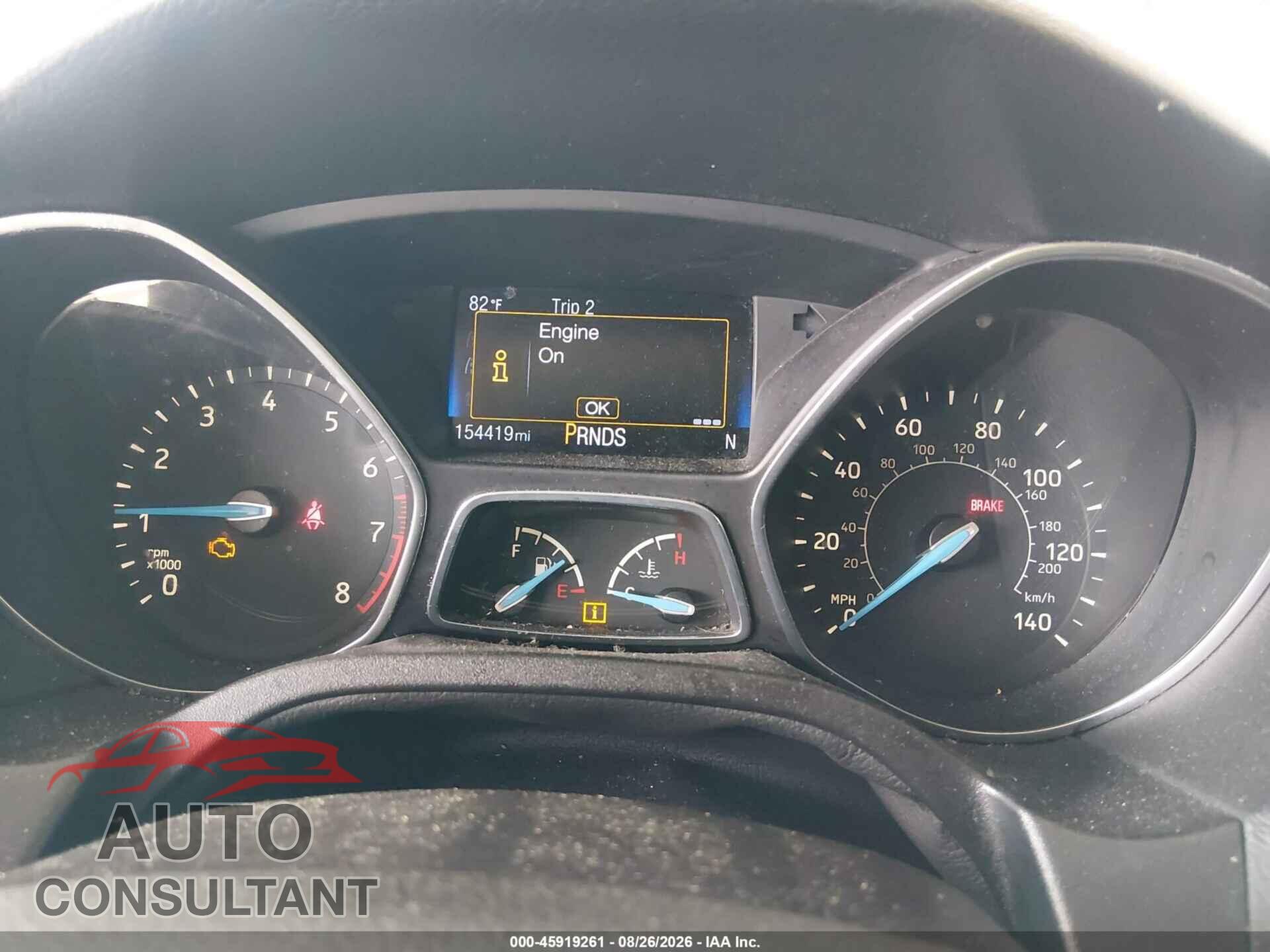 FORD FOCUS 2016 - 1FADP3FE0GL287453