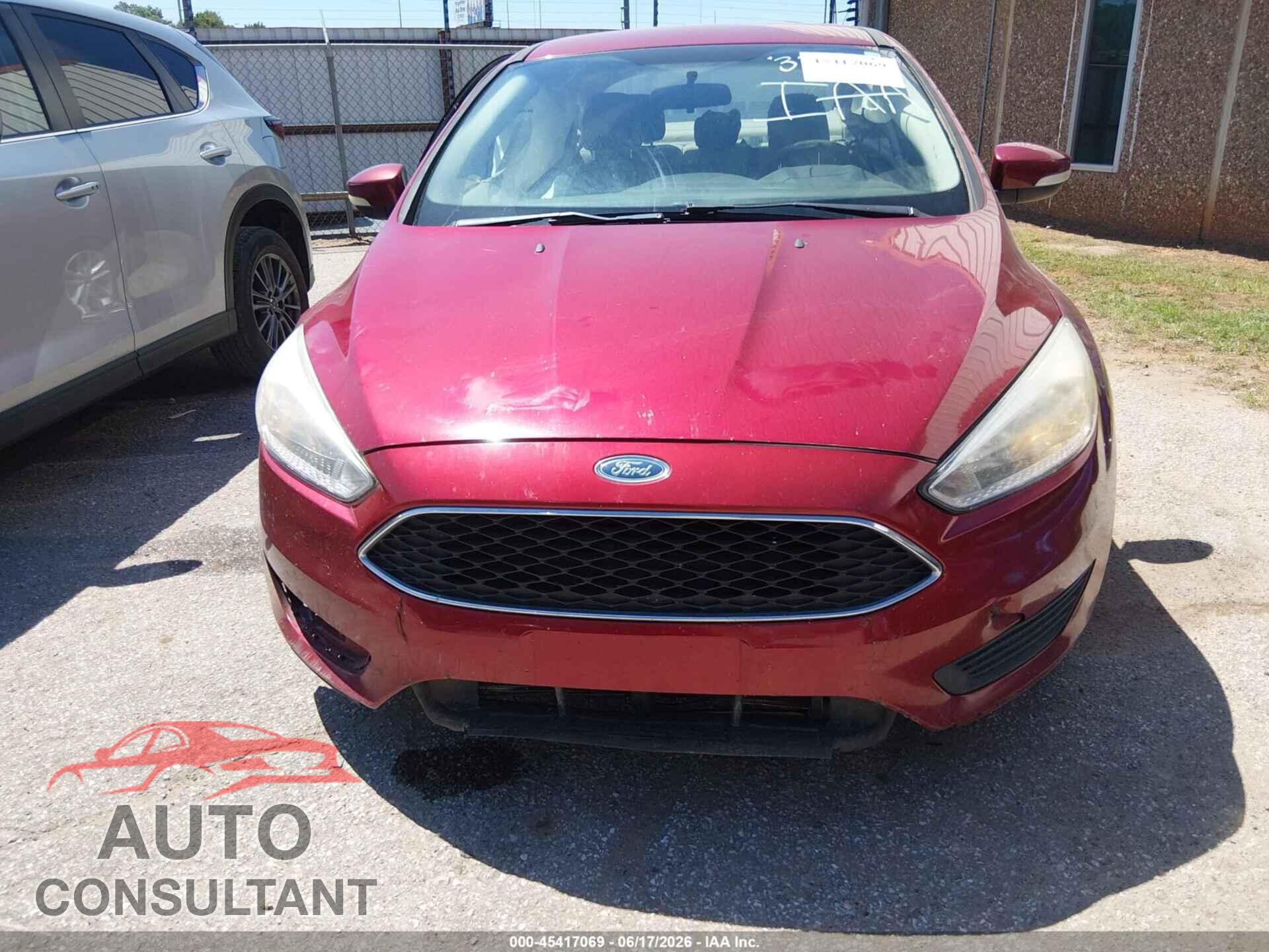 FORD FOCUS 2017 - 1FADP3F27HL263304