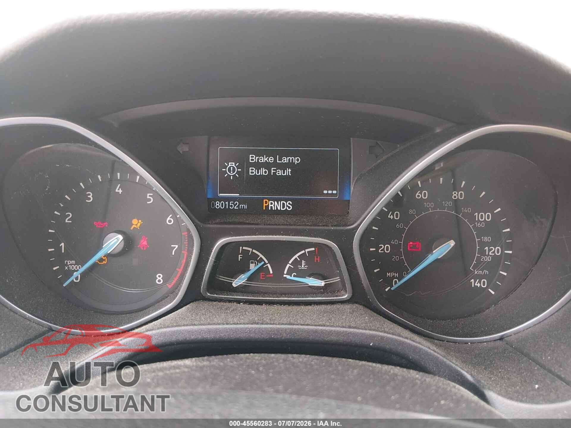 FORD FOCUS 2017 - 1FADP3FEXHL316099