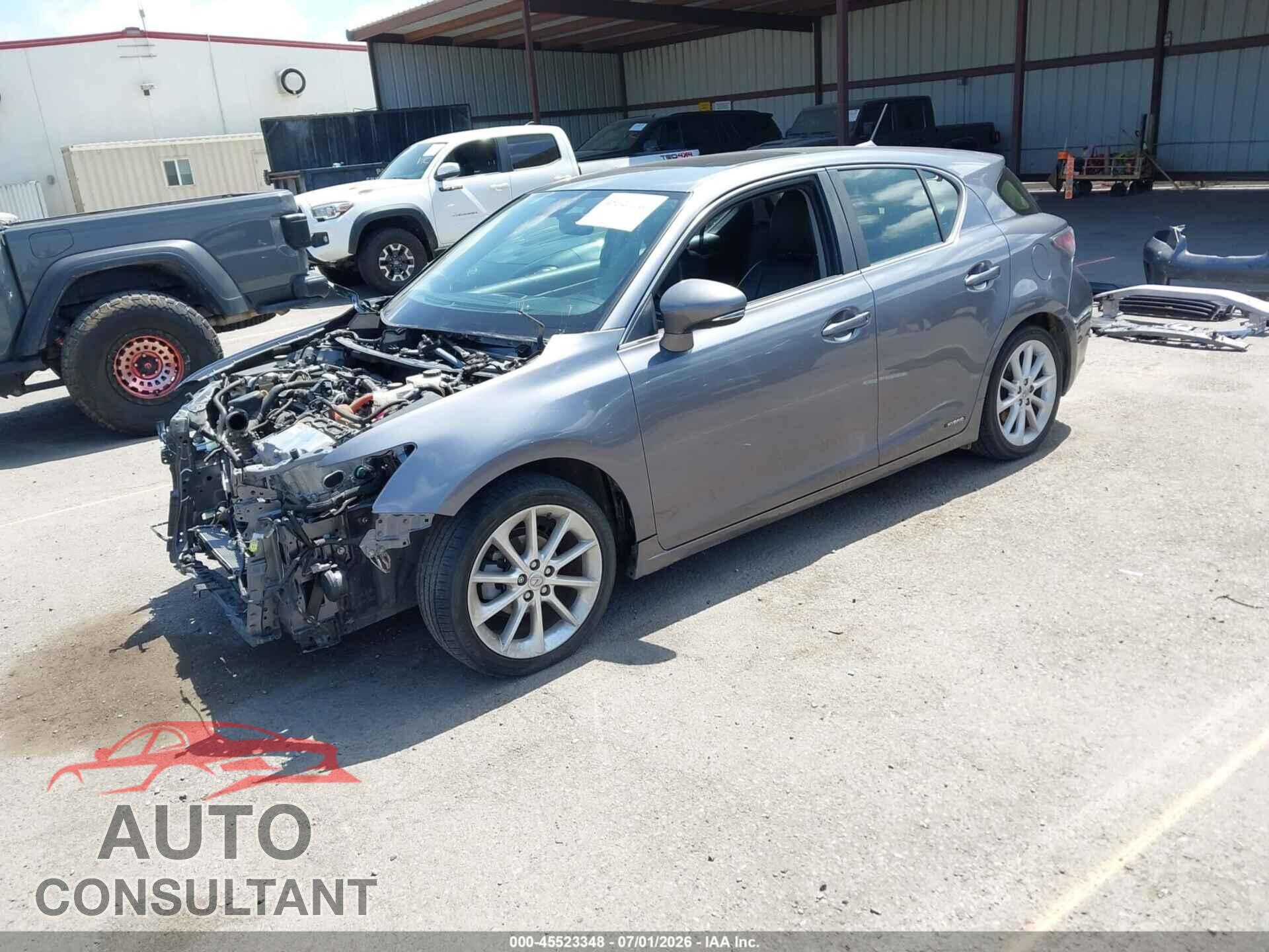 LEXUS CT 200H 2013 - JTHKD5BH2D2126334