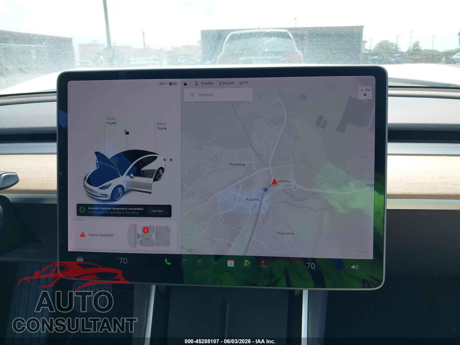 TESLA MODEL 3 2018 - 5YJ3E1EA6JF126470