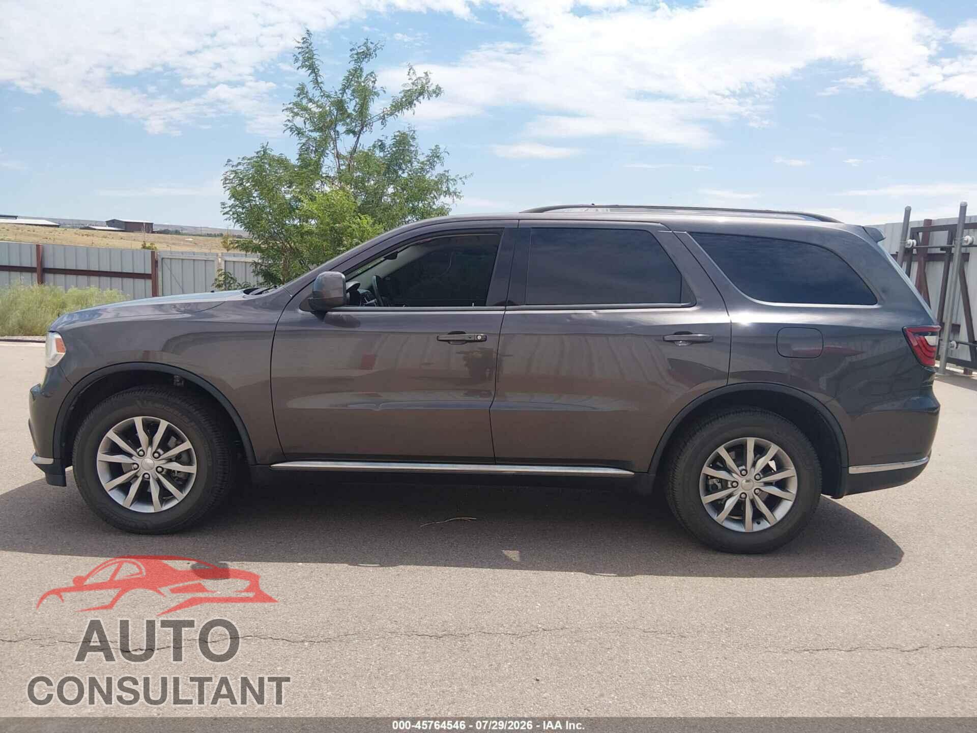 DODGE DURANGO 2017 - 1C4RDJAG3HC878657
