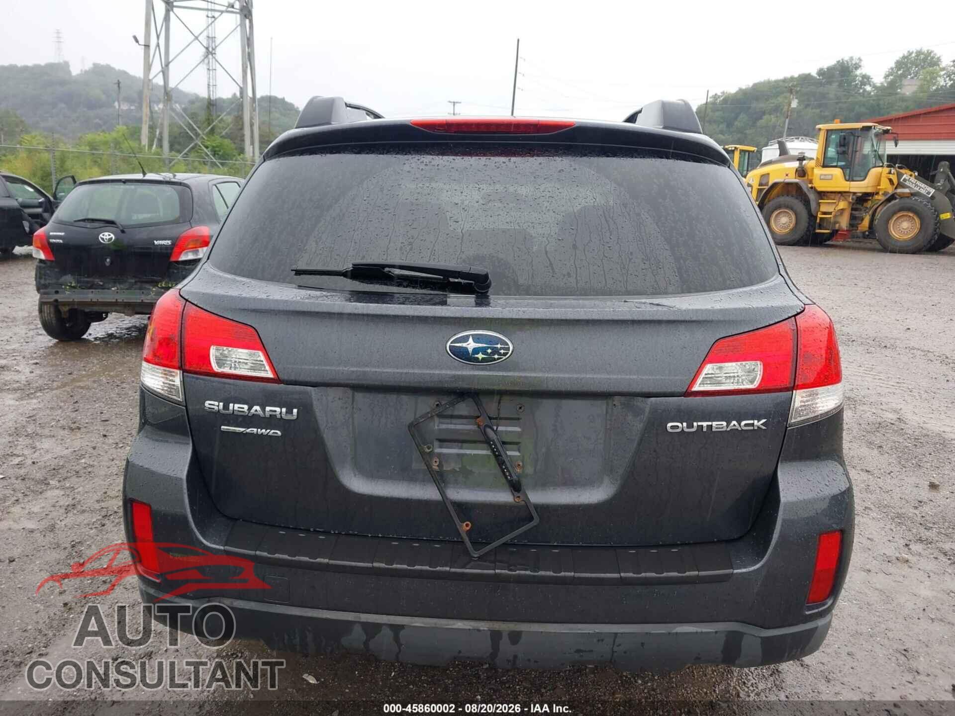 SUBARU OUTBACK 2012 - 4S4BRBCC8C3295055