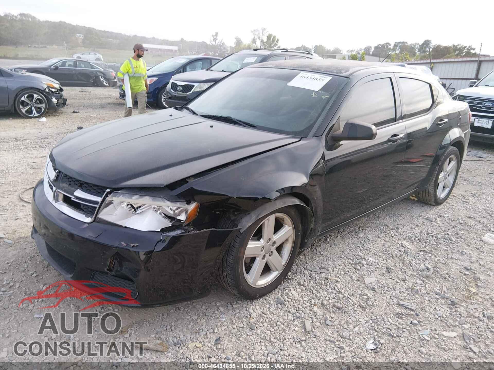 DODGE AVENGER 2013 - 1C3CDZAB9DN535296