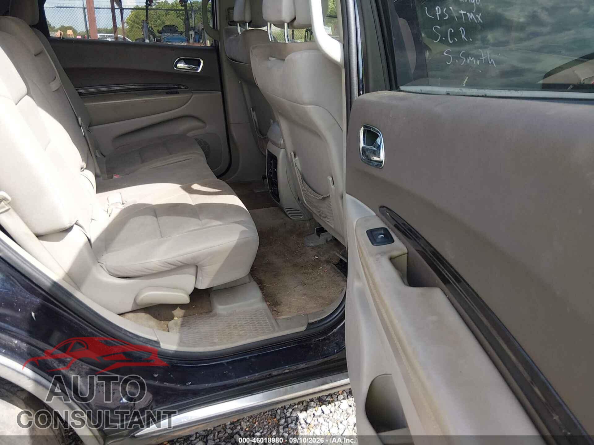 DODGE DURANGO 2011 - 1D4SE4GT8BC595721