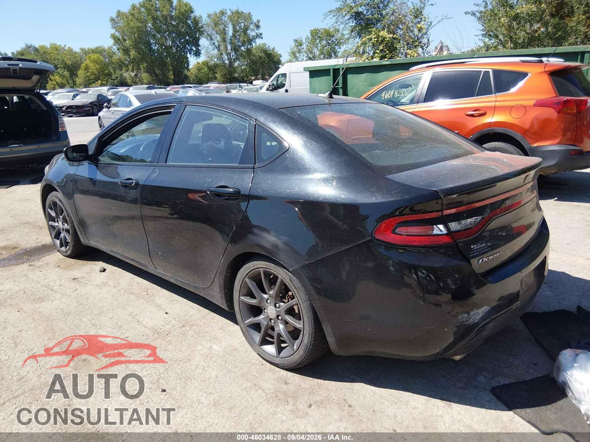 DODGE DART 2015 - 1C3CDFBB2FD301927