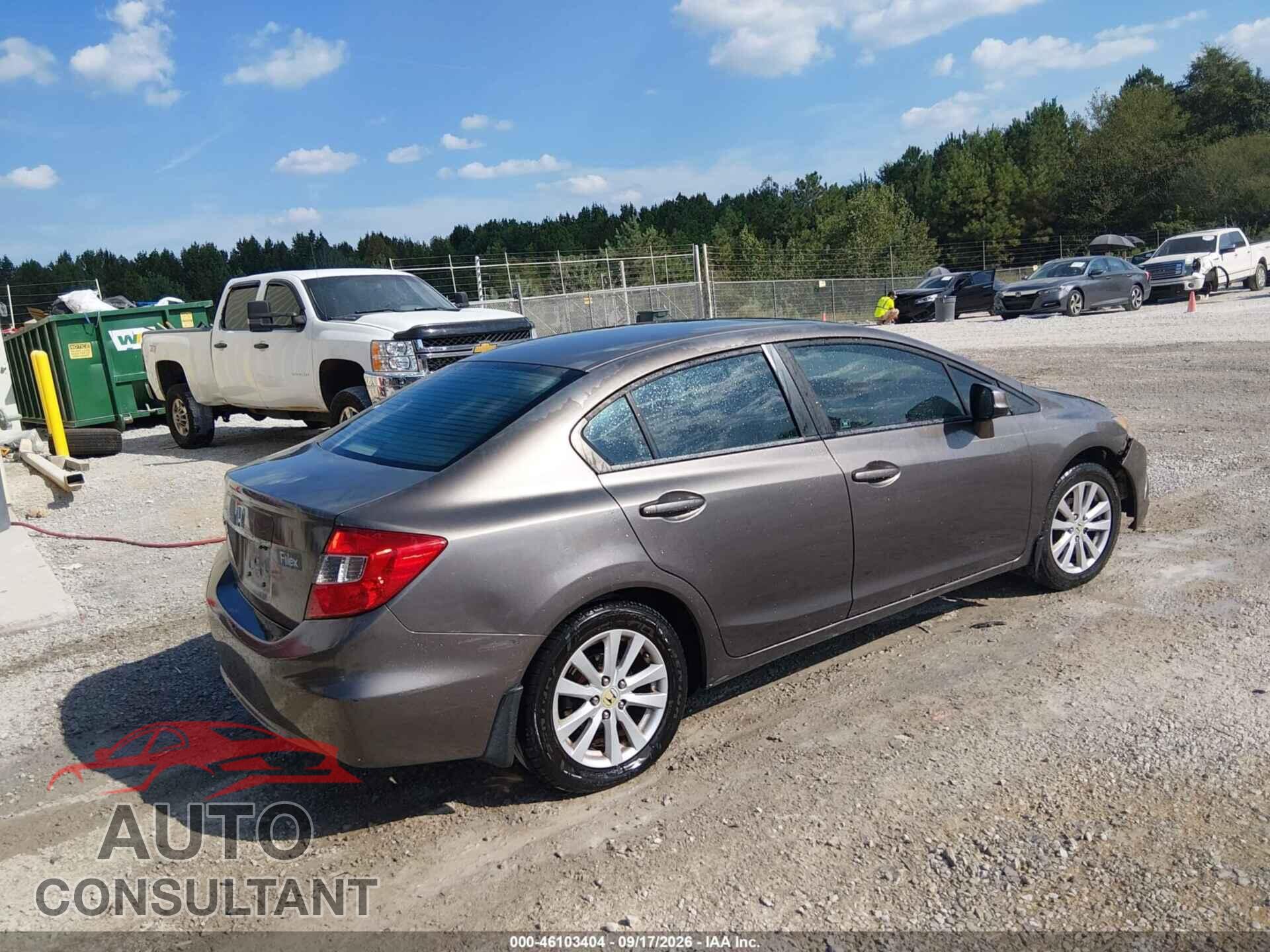 HONDA CIVIC 2012 - 2HGFB2F86CH540189