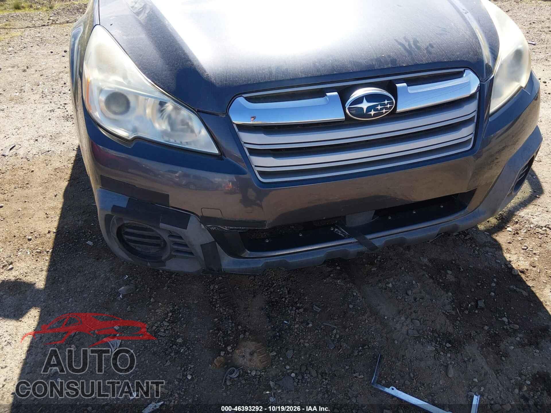 SUBARU OUTBACK 2013 - 4S4BRBAC9D3311316
