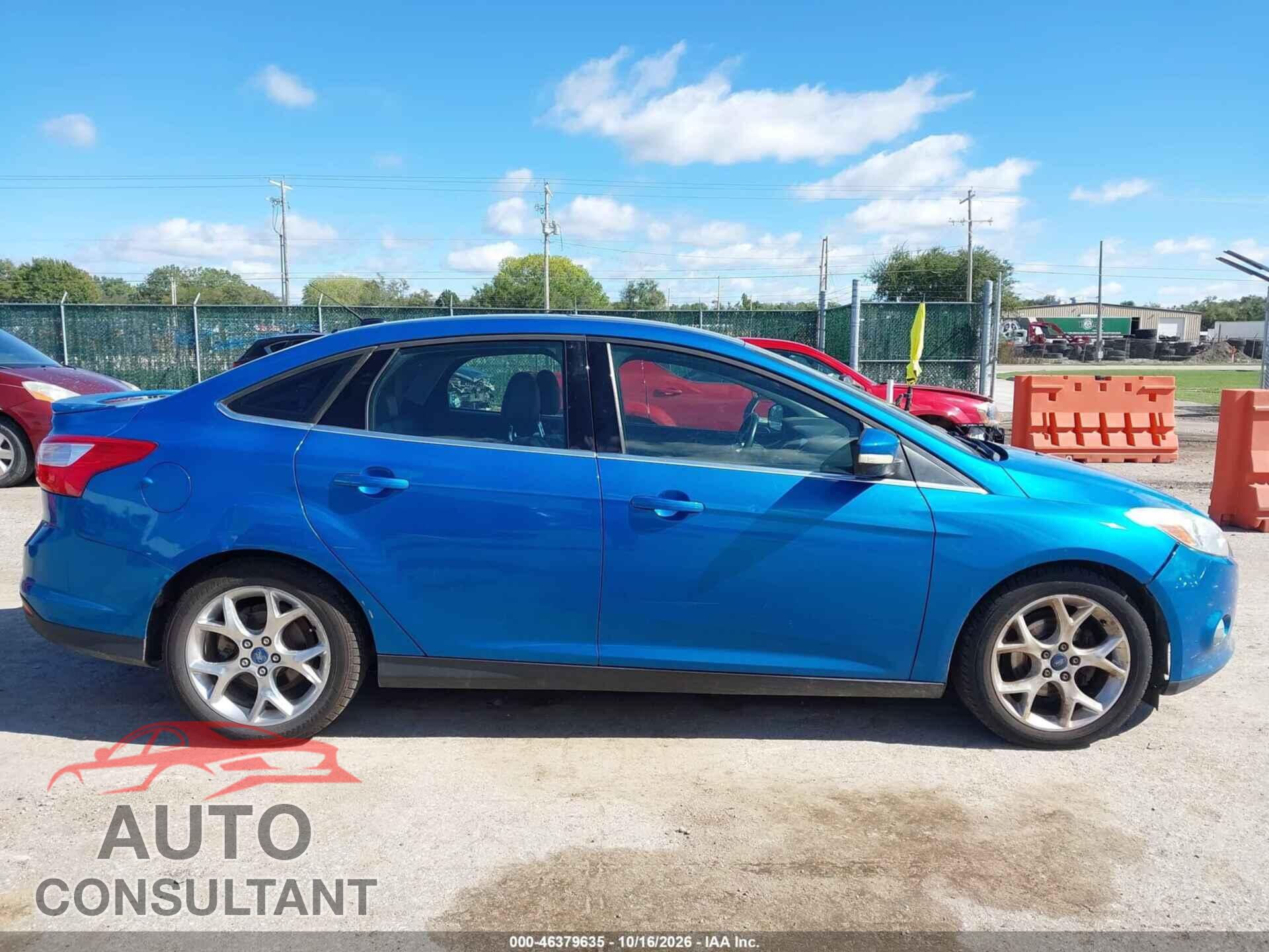 FORD FOCUS 2012 - 1FAHP3H2XCL128308