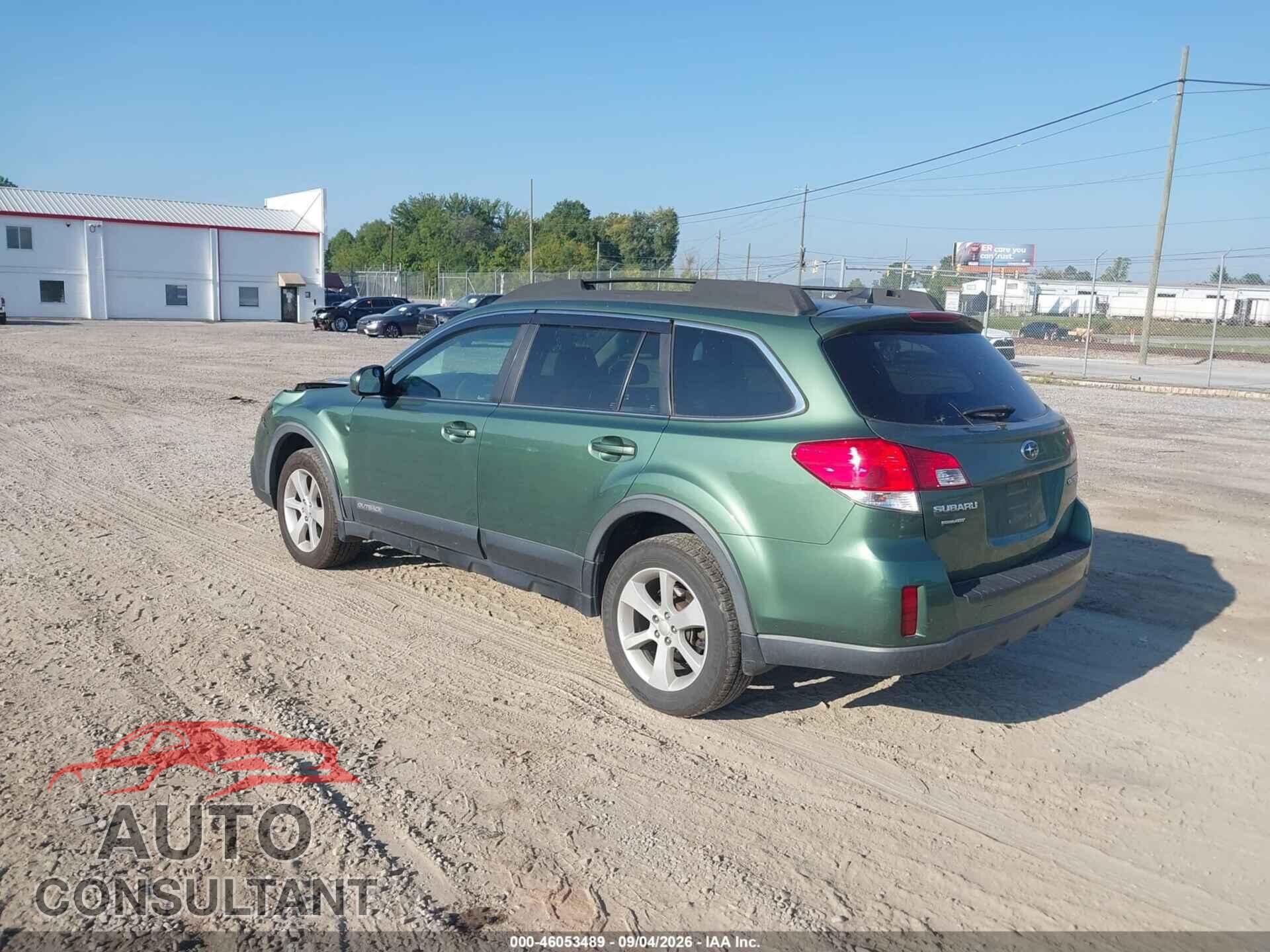 SUBARU OUTBACK 2014 - 4S4BRCCC6E3320494