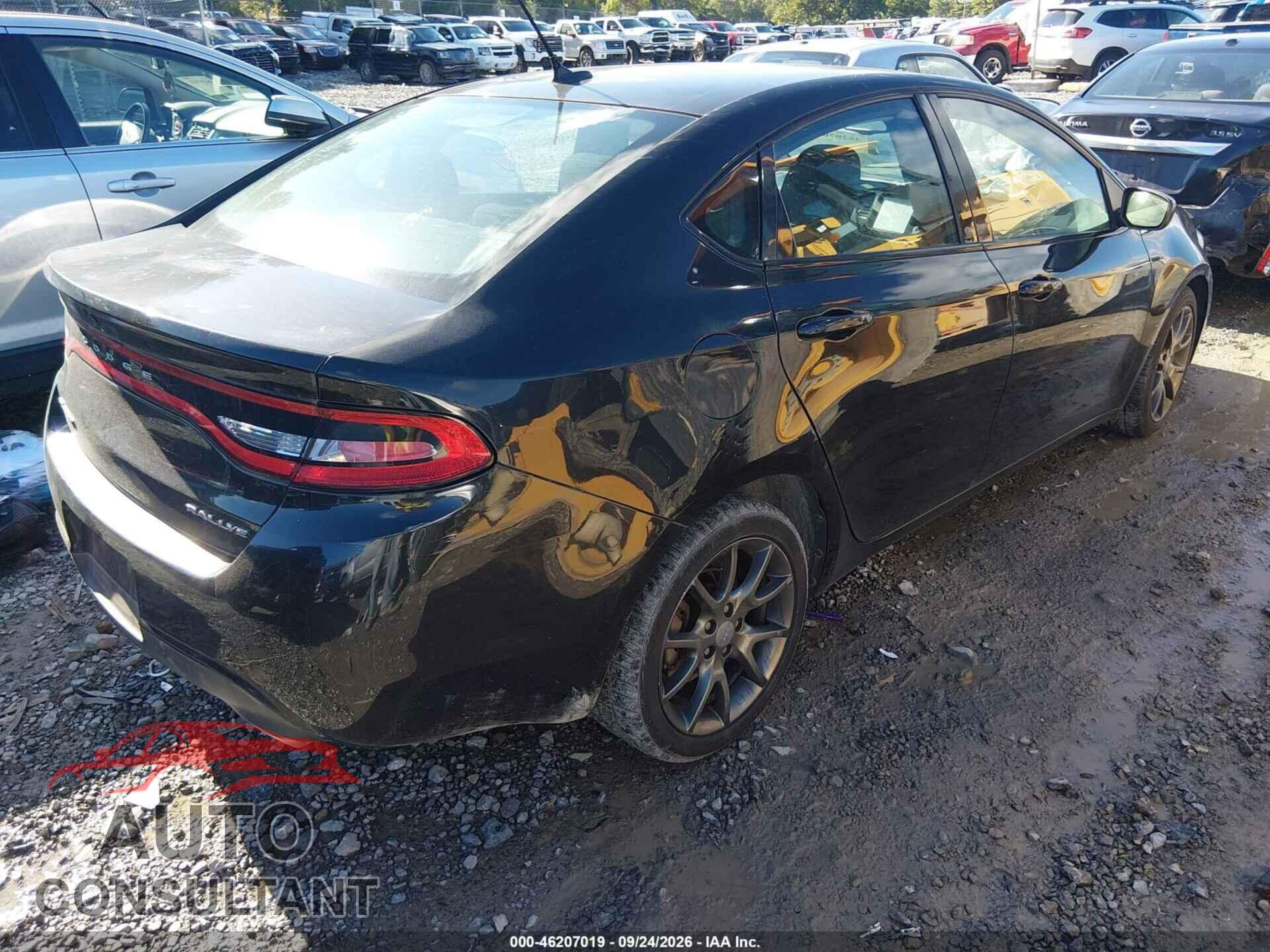 DODGE DART 2013 - 1C3CDFBA9DD295337