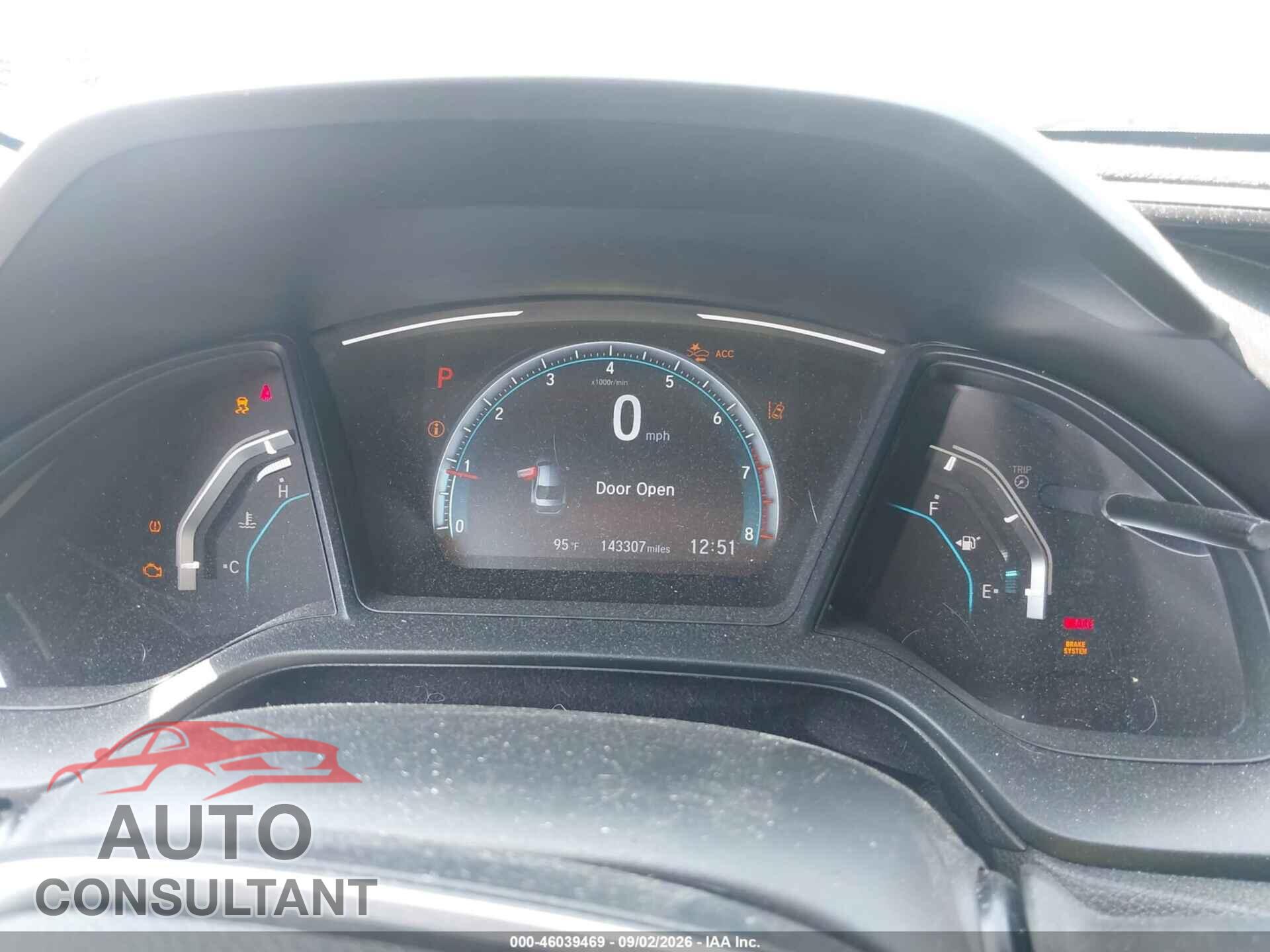 HONDA CIVIC 2019 - 2HGFC2F62KH516112