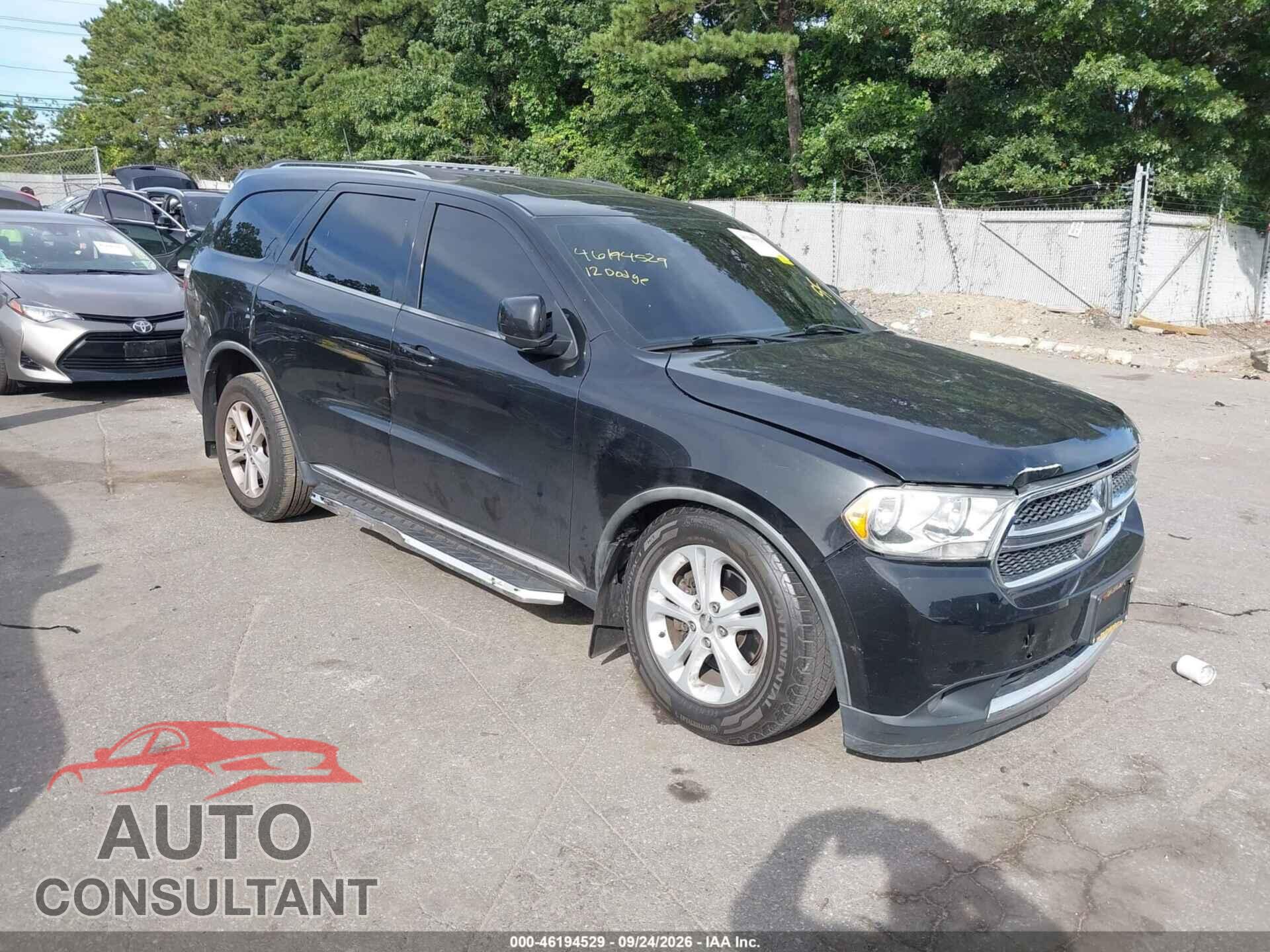 DODGE DURANGO 2012 - 1C4RDJDG4CC163388