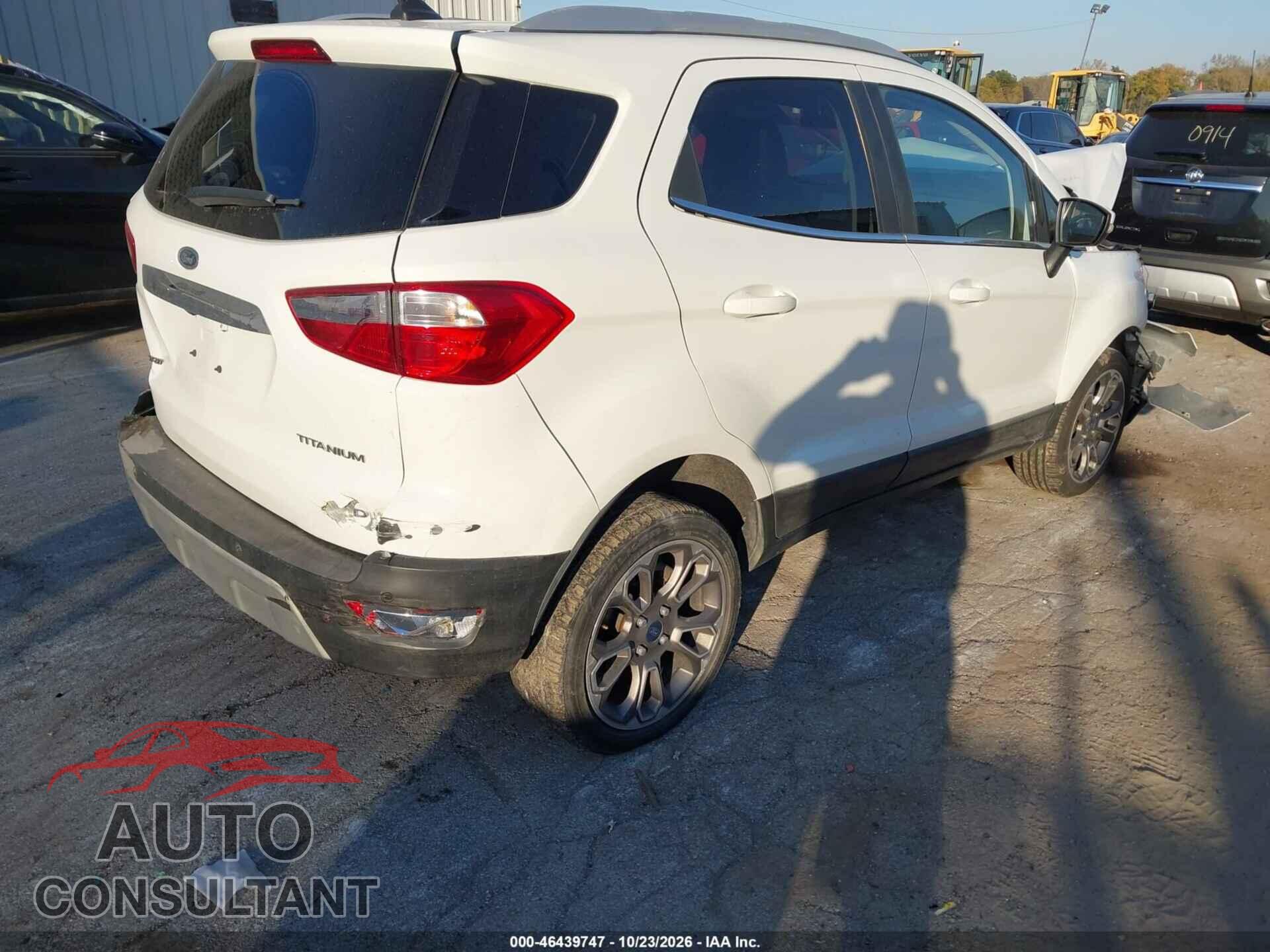FORD ECOSPORT 2019 - MAJ6S3KL5KC256901