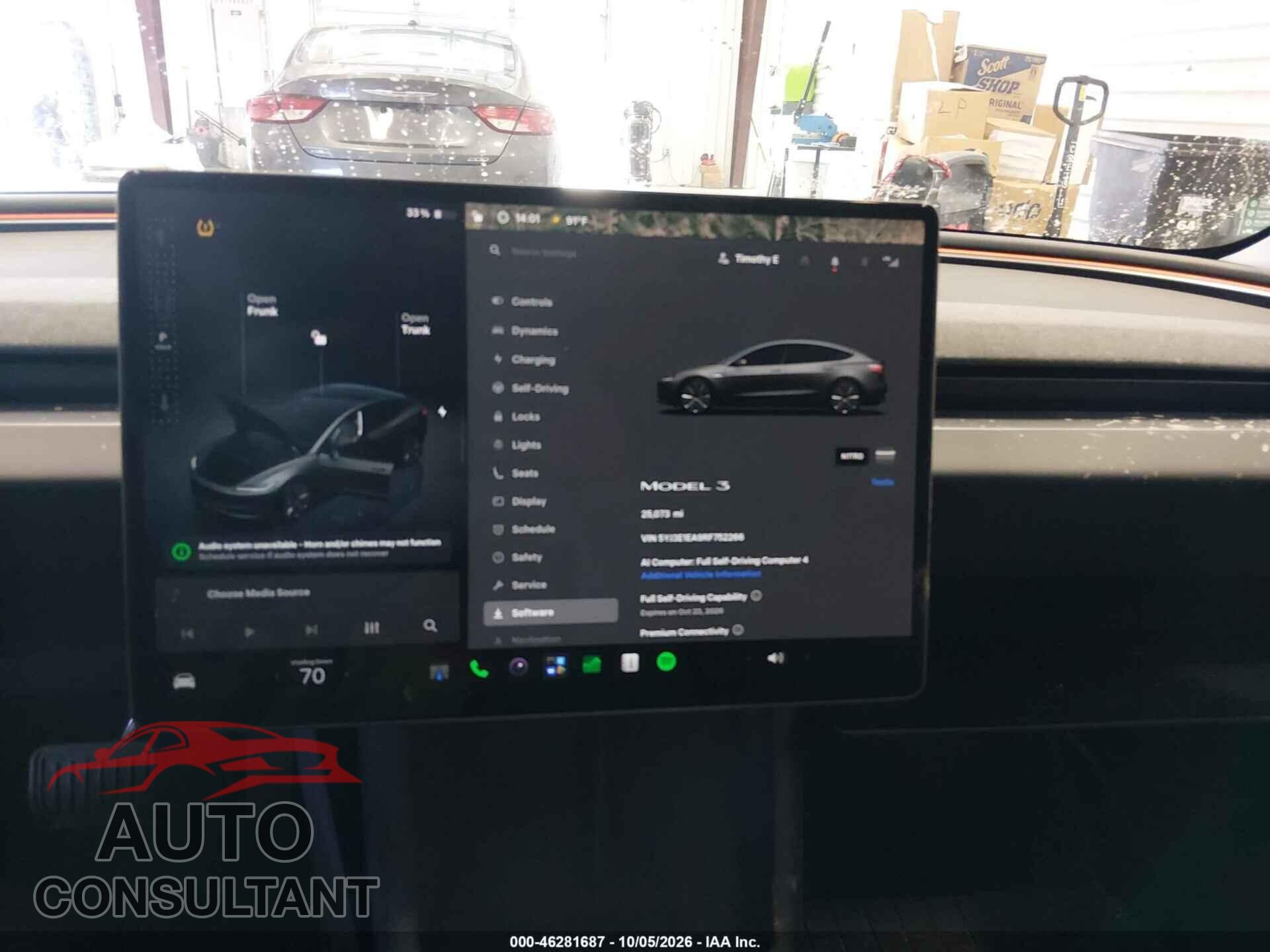 TESLA MODEL 3 2024 - 5YJ3E1EA9RF752266