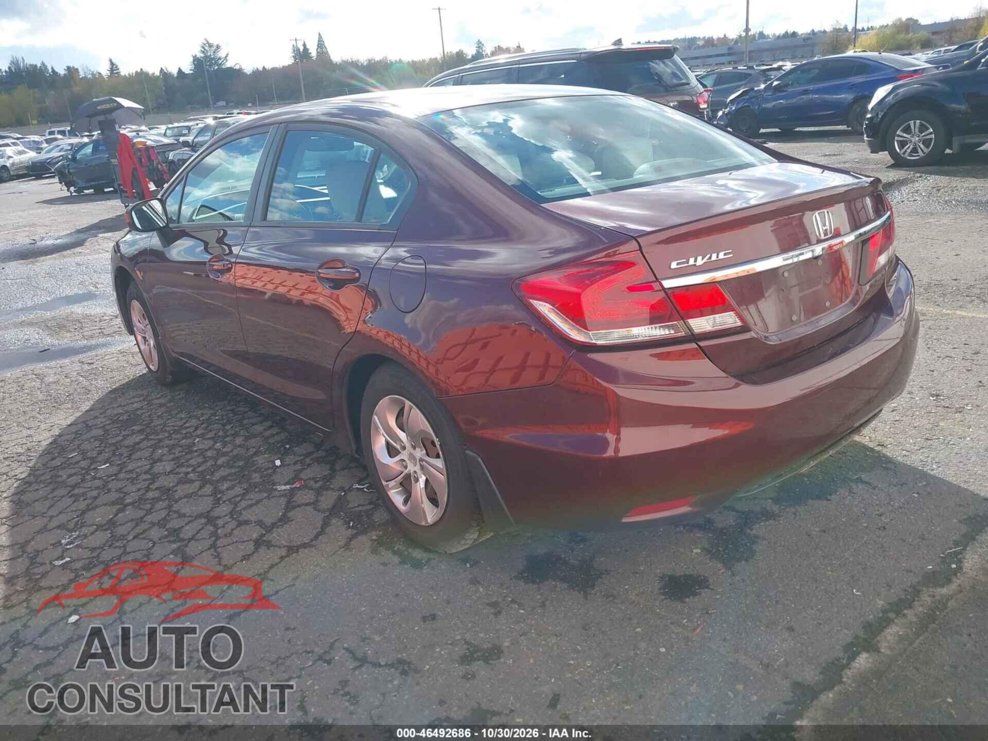 HONDA CIVIC 2014 - 19XFB2F5XEE244904