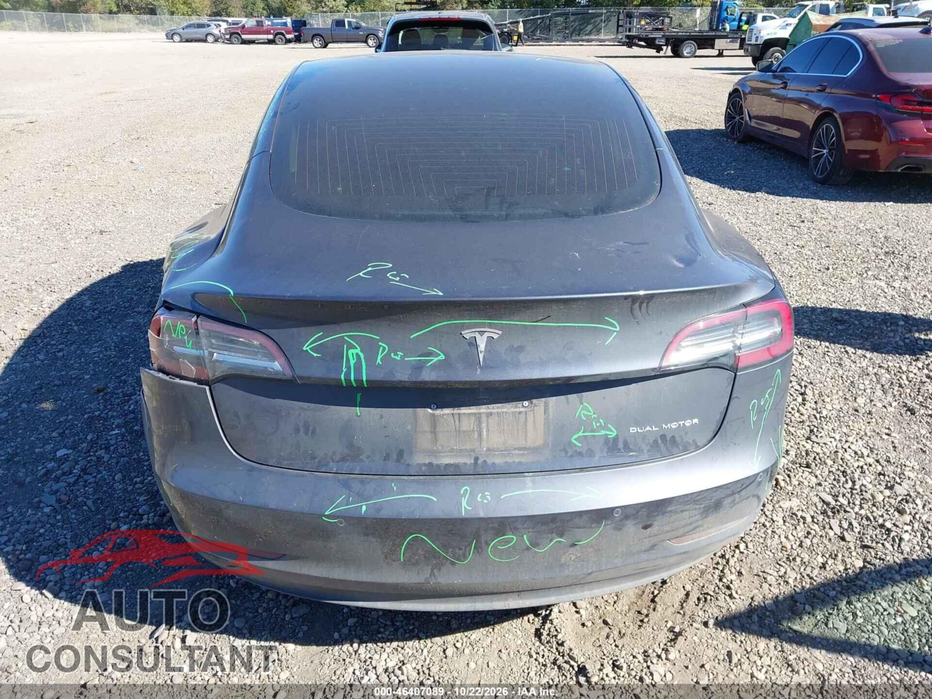 TESLA MODEL 3 2019 - 5YJ3E1EB4KF481292