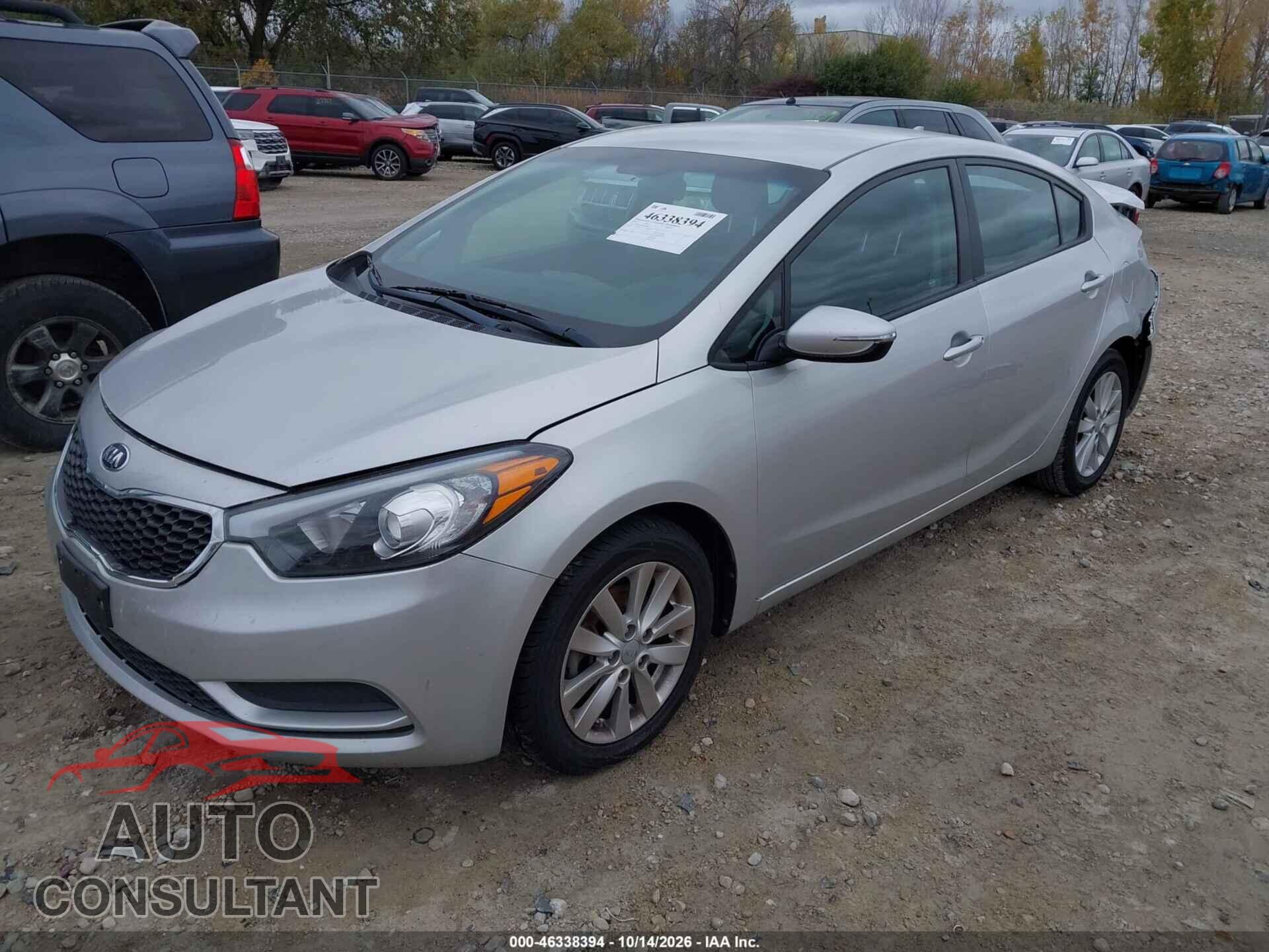 KIA FORTE 2014 - KNAFX4A64E5226064