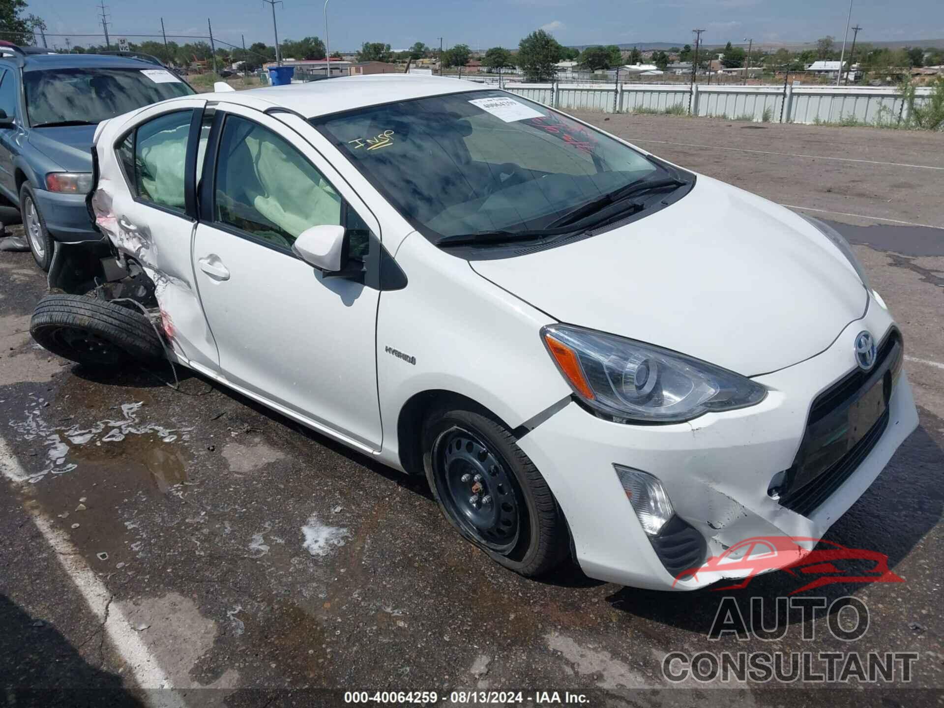 TOYOTA PRIUS C 2016 - JTDKDTB34G1123097