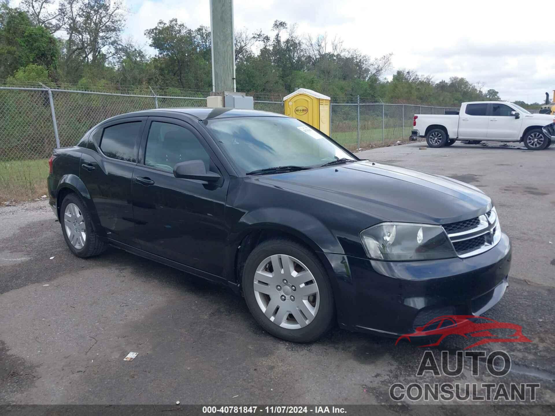 DODGE AVENGER 2013 - 1C3CDZAB8DN725297