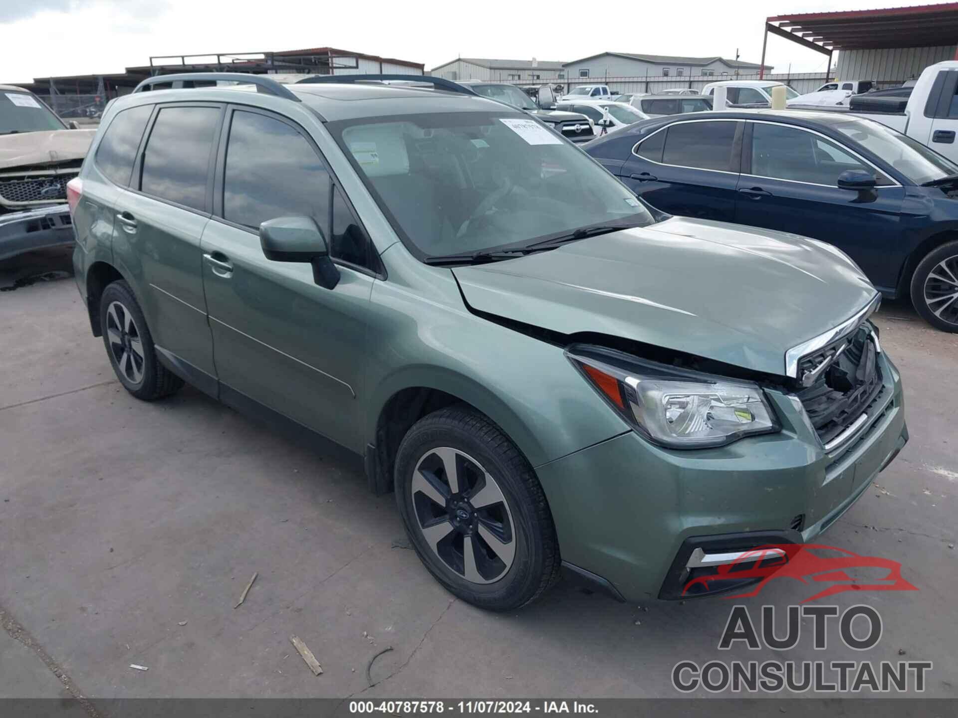 SUBARU FORESTER 2018 - JF2SJAGC7JH413422