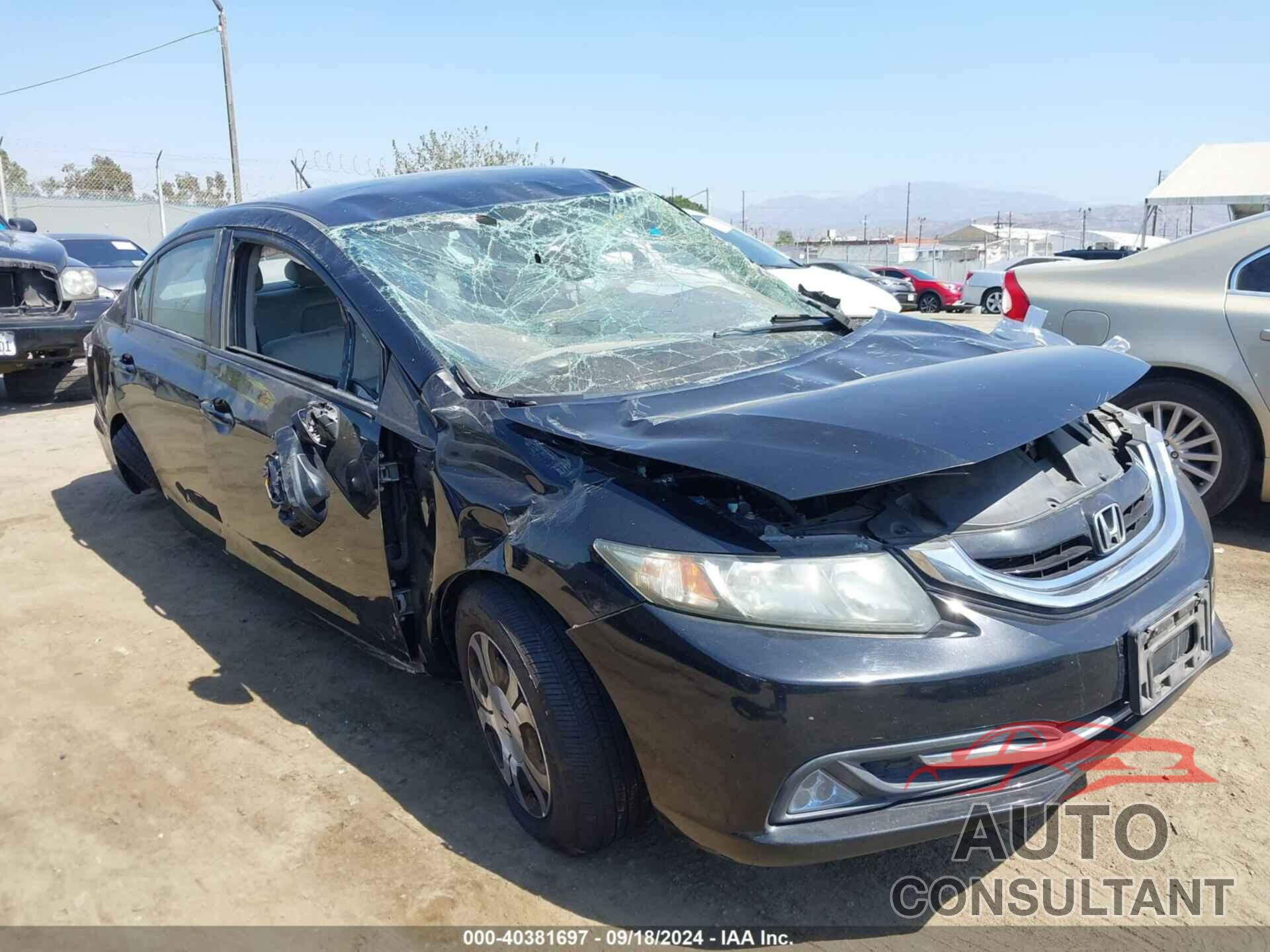 HONDA CIVIC HYBRID 2015 - 19XFB4F24FE200898