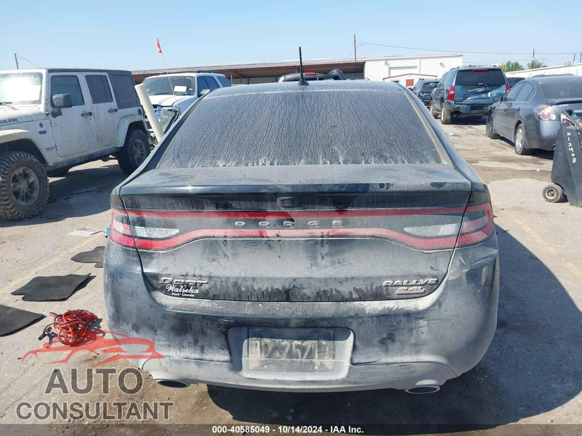 DODGE DART 2014 - 1C3CDFBB2ED910045