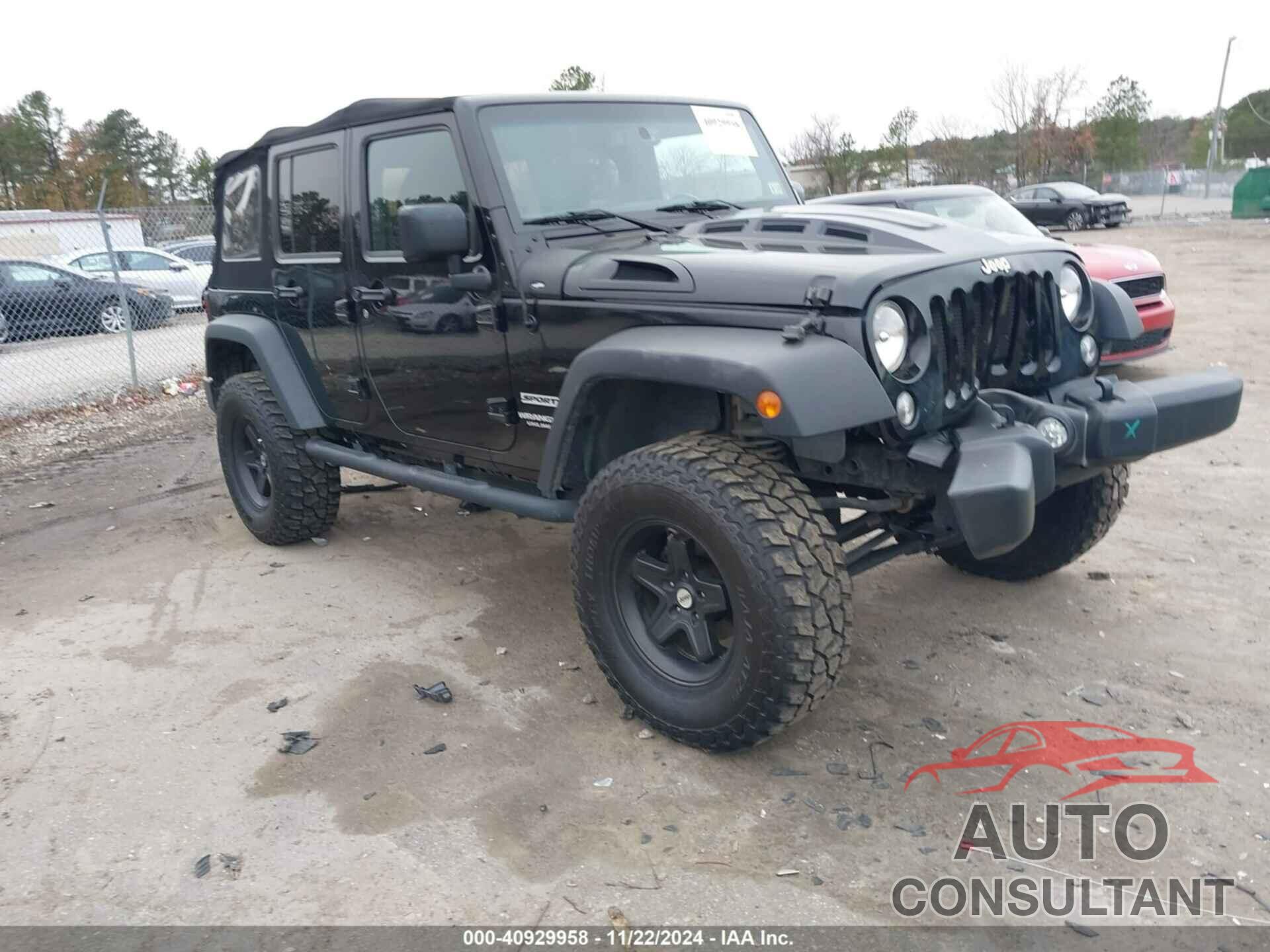 JEEP WRANGLER UNLIMITED 2015 - 1C4BJWDGXFL712264